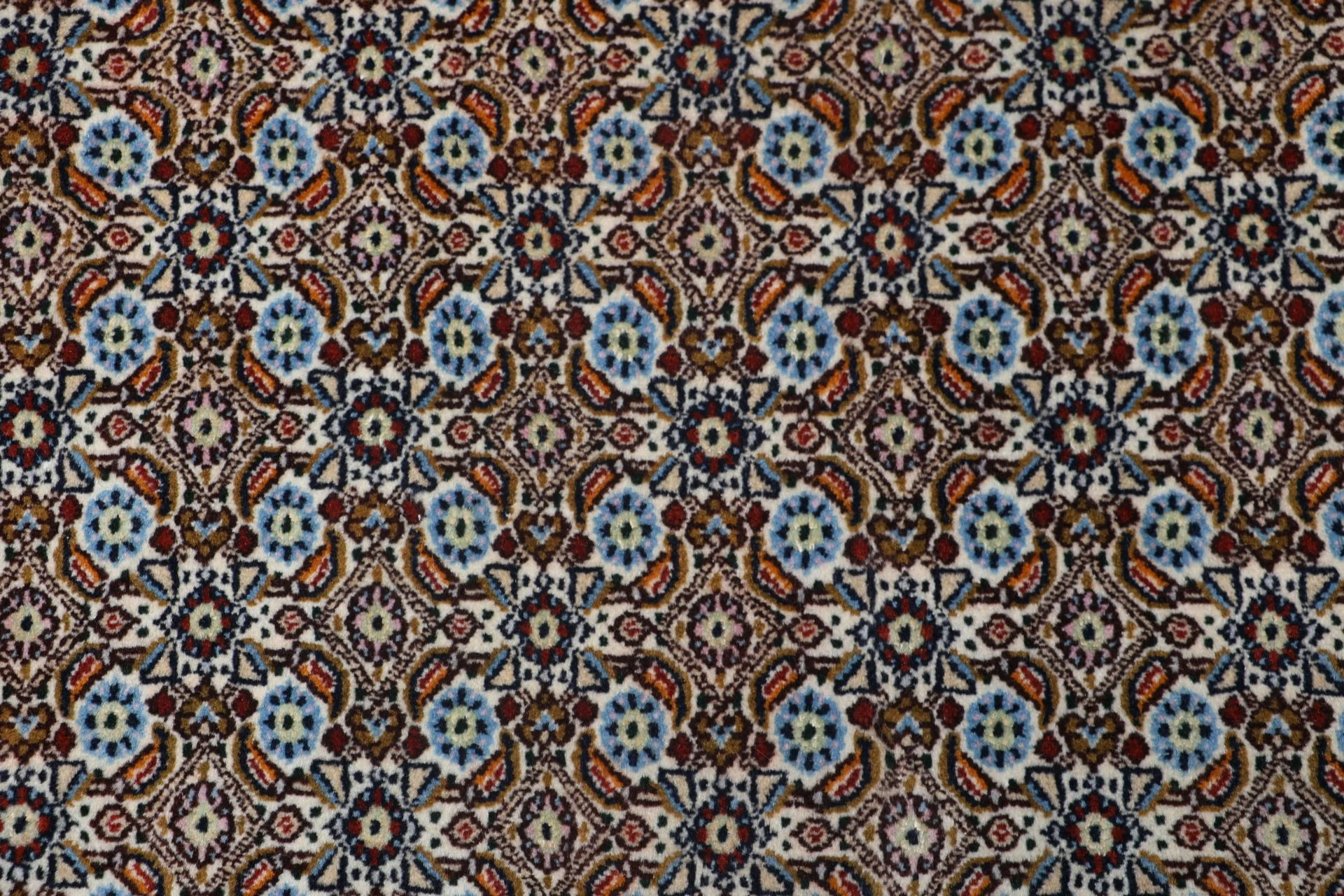 Moud Persian Rug — hand-knotted, 198 × 298 cm, Wool