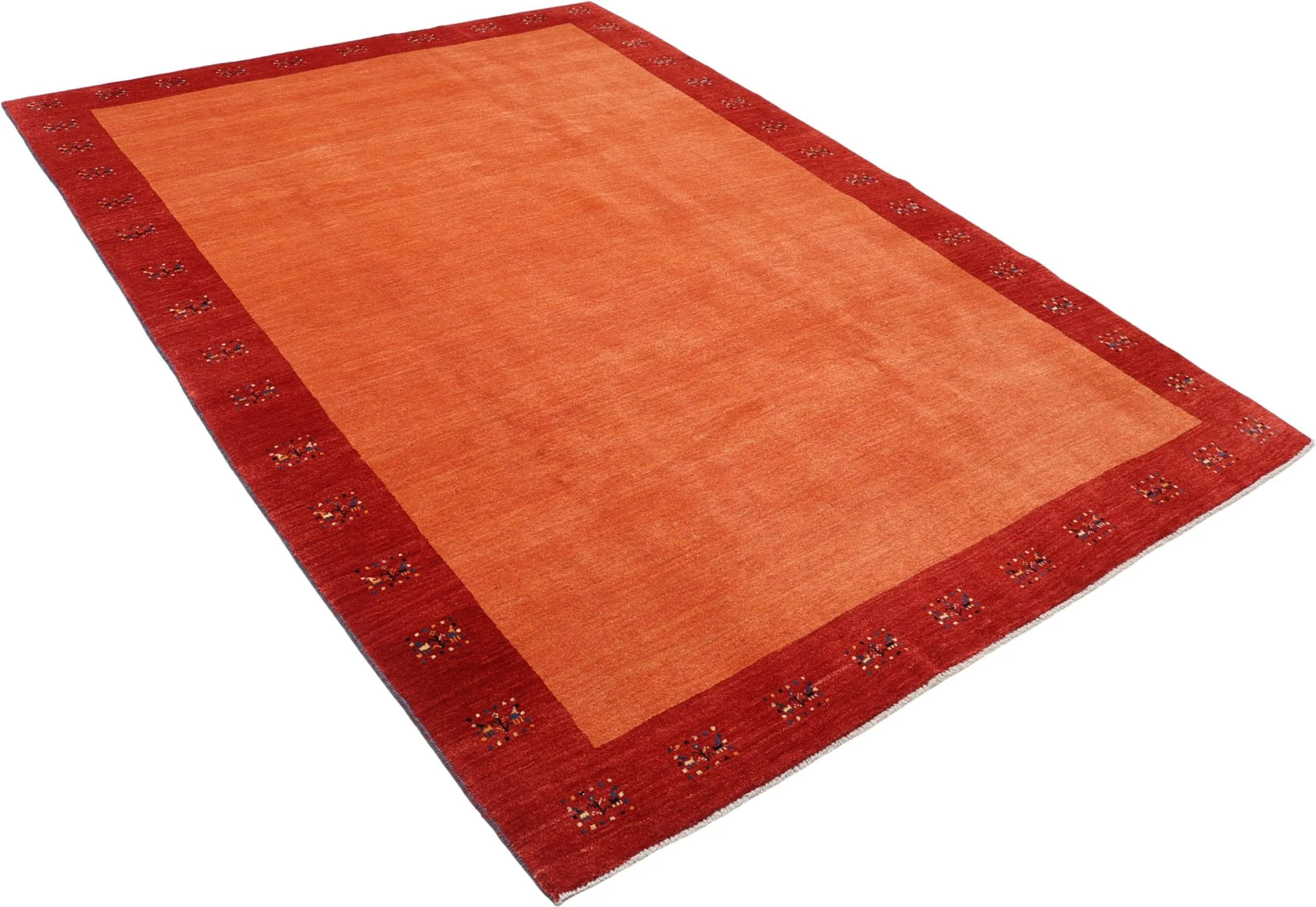 Hand-Knotted Wool Loribaft Persian Rug, 210 × 295 cm