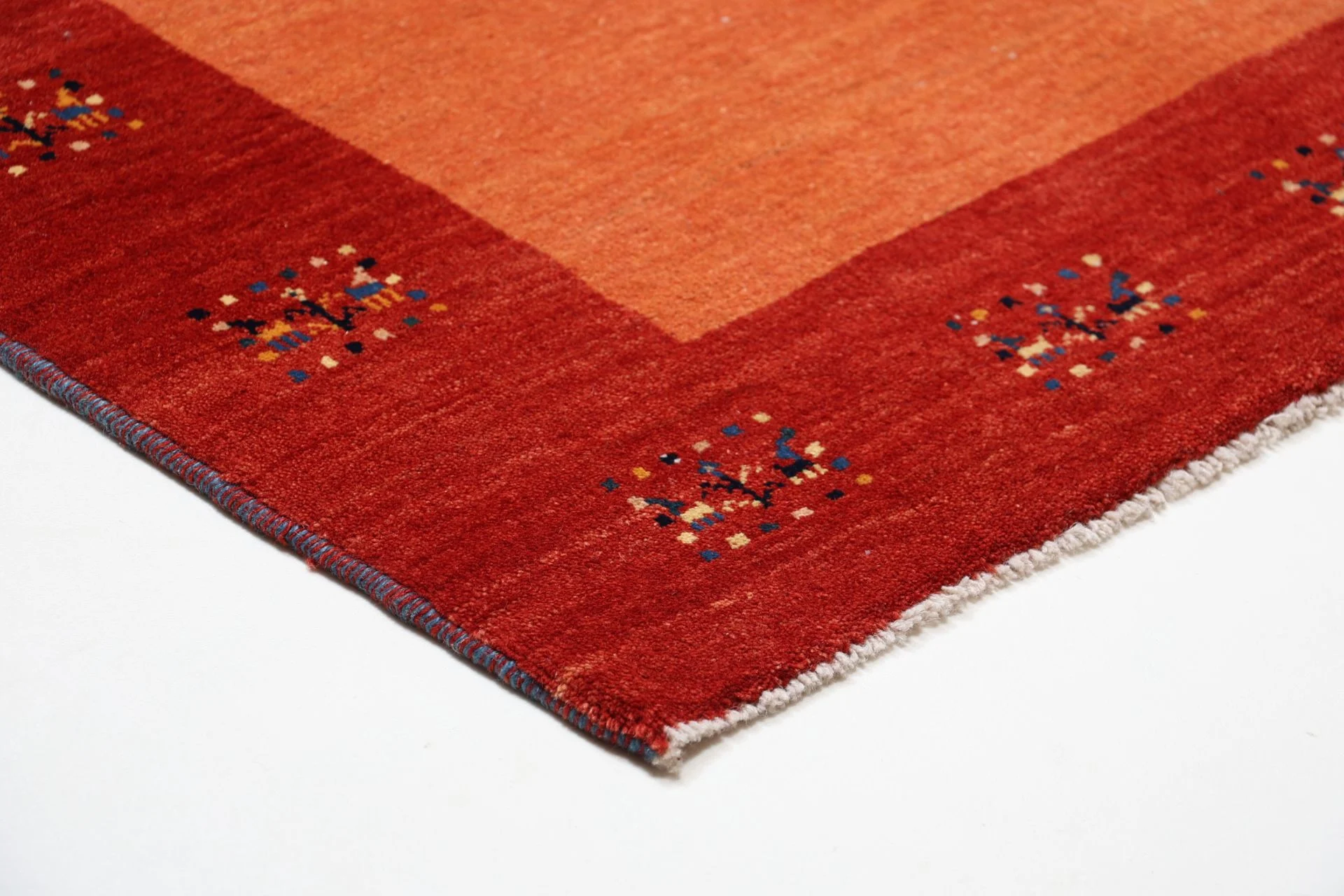 Hand-Knotted Wool Loribaft Persian Rug, 210 × 295 cm