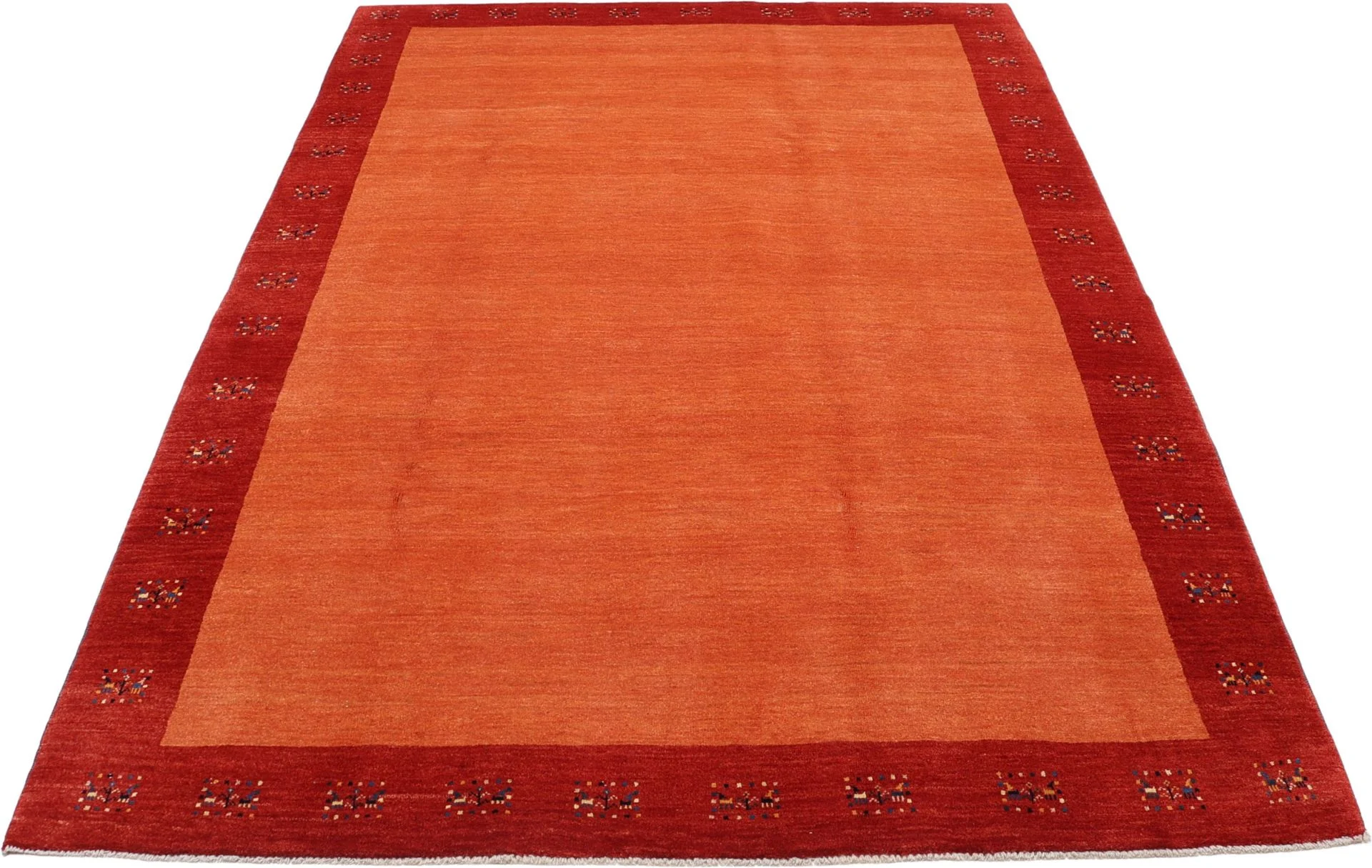 Hand-Knotted Wool Loribaft Persian Rug, 210 × 295 cm