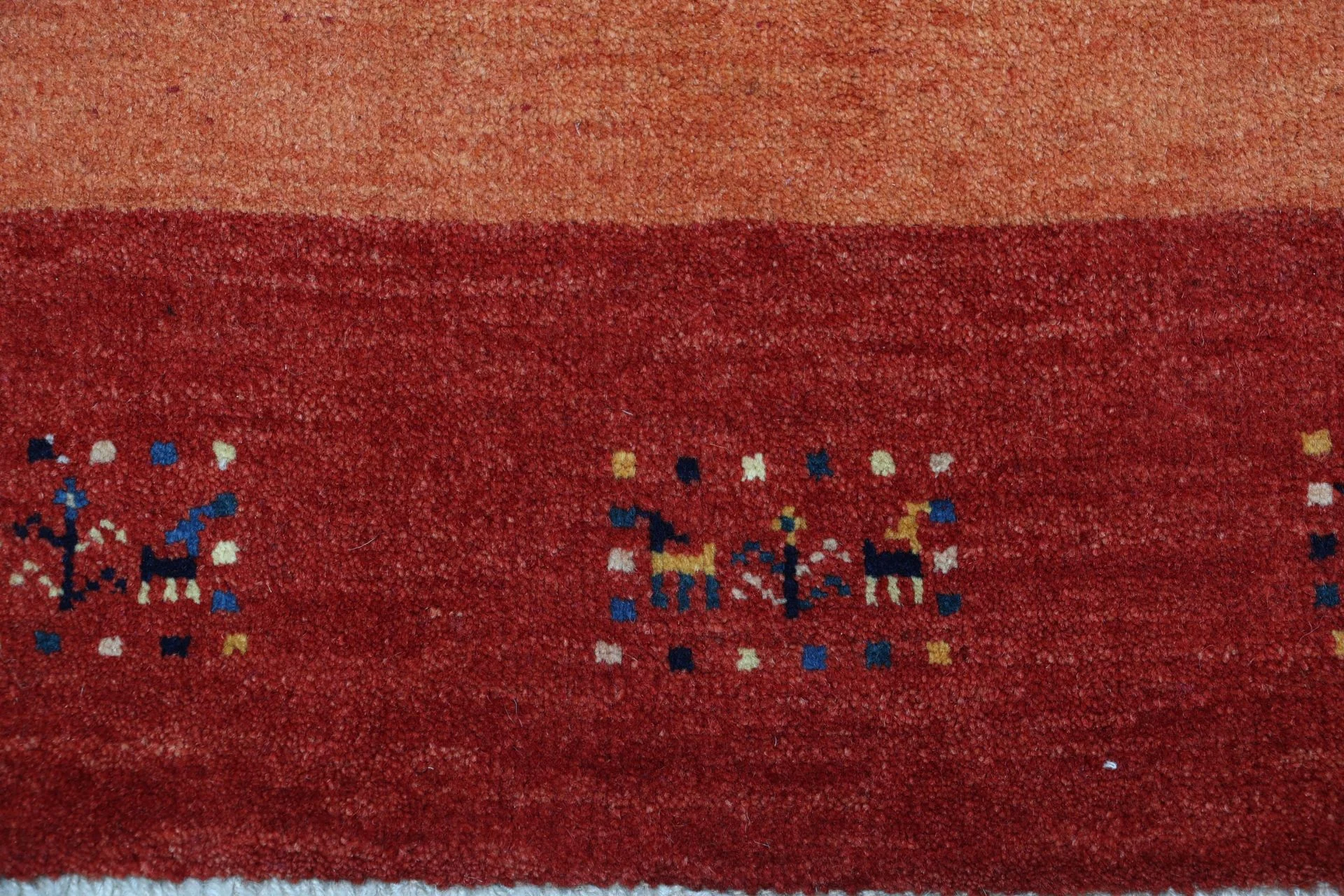 Hand-Knotted Wool Loribaft Persian Rug, 210 × 295 cm