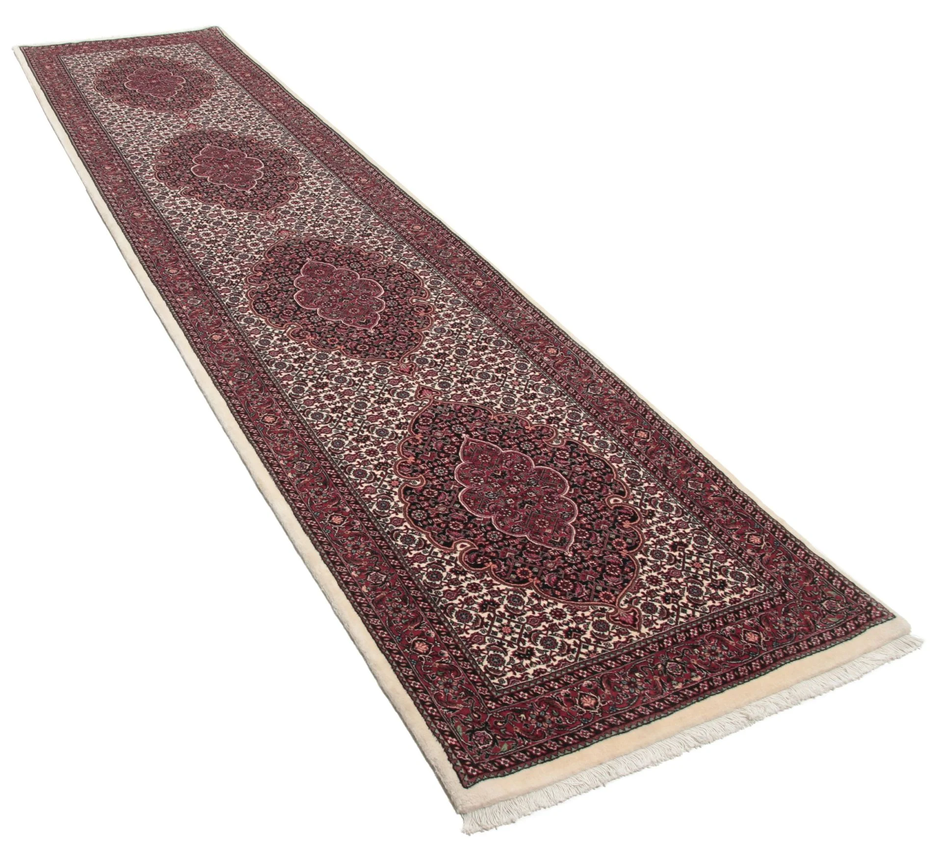 perserteppich-bidjar-92-x-400-cm-schurwolle-seide-handgeknupft-3 Bijar Persian Rug 92 × 400 cm, Wool & Silk, hand-knotted