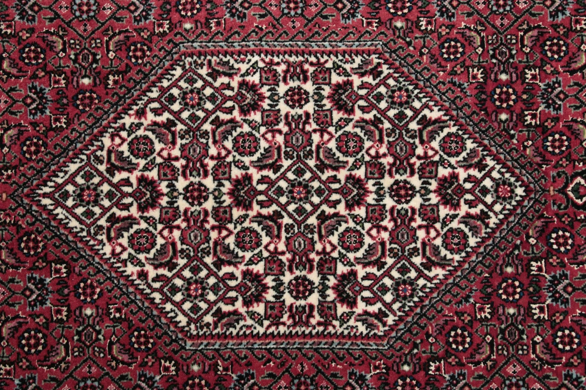 perserteppich-bidjar-83-x-405-cm-schurwolle-seide-handgeknupft-5 Hand-Knotted Wool & Silk Bijar Persian Rug, 83 × 405 cm