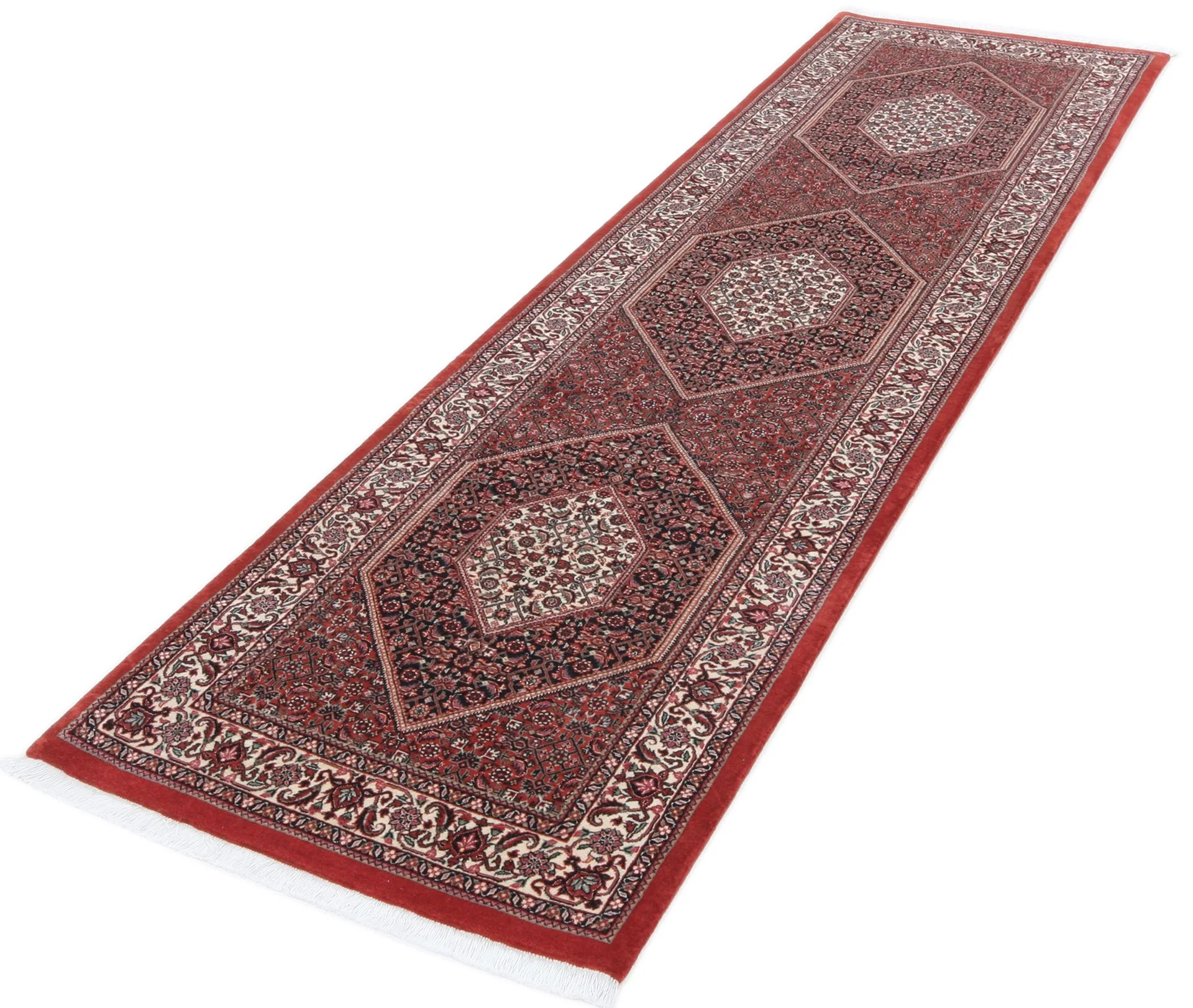perserteppich-bidjar-82-x-300-cm-schurwolle-seide-handgeknupft-1 Hand-Knotted Wool & Silk Bijar Persian Rug, 82 × 300 cm
