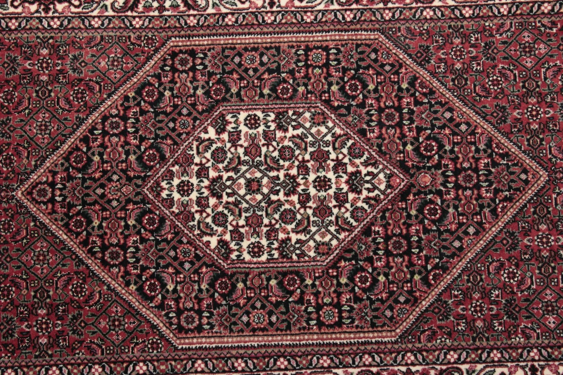 perserteppich-bidjar-82-x-300-cm-schurwolle-seide-handgeknupft-2 Hand-Knotted Wool & Silk Bijar Persian Rug, 82 × 300 cm