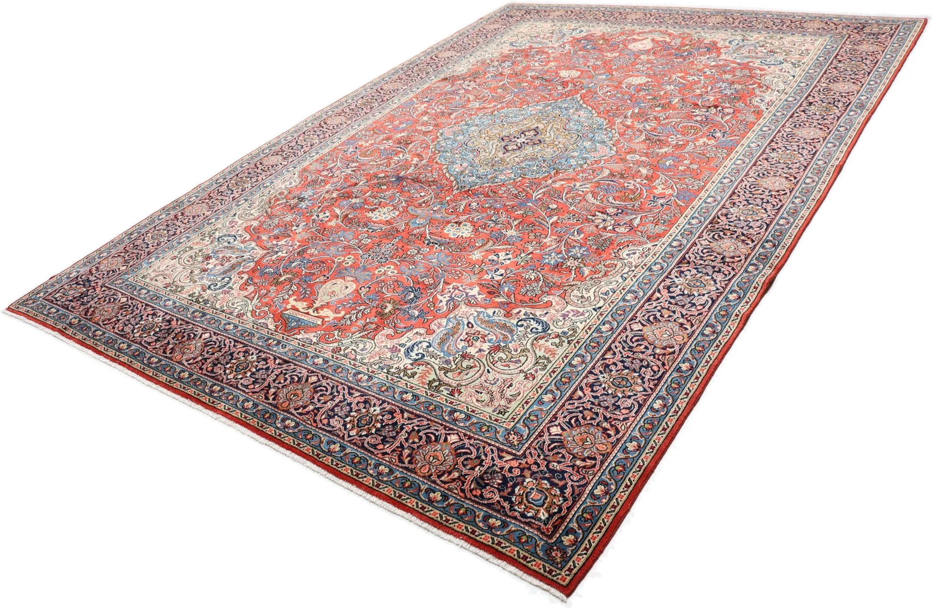 Sarouk Persian Rug — hand-knotted, 265 × 366 cm, Wool