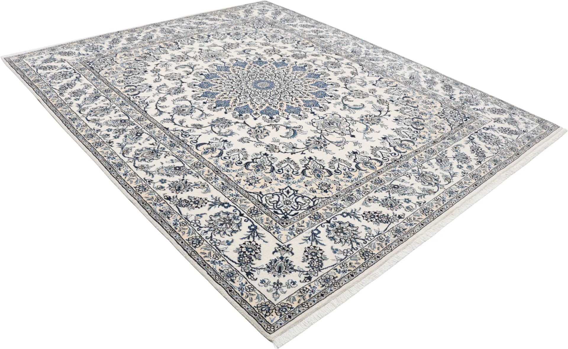 Nain Persian Rug 246 × 296 cm, Wool, hand-knotted