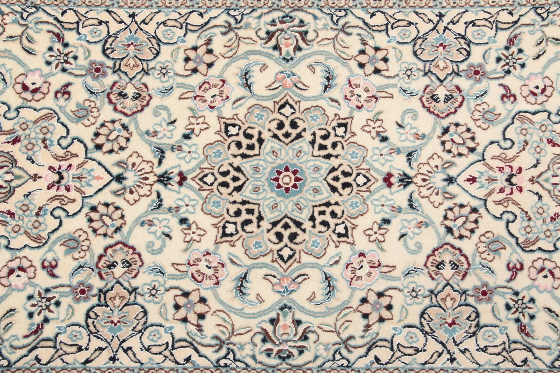 perserteppich-nain-80-x-420-cm-schurwolle-seide-handgeknupft-5 Nain Persian Rug — hand-knotted, 80 × 420 cm, Wool & Silk
