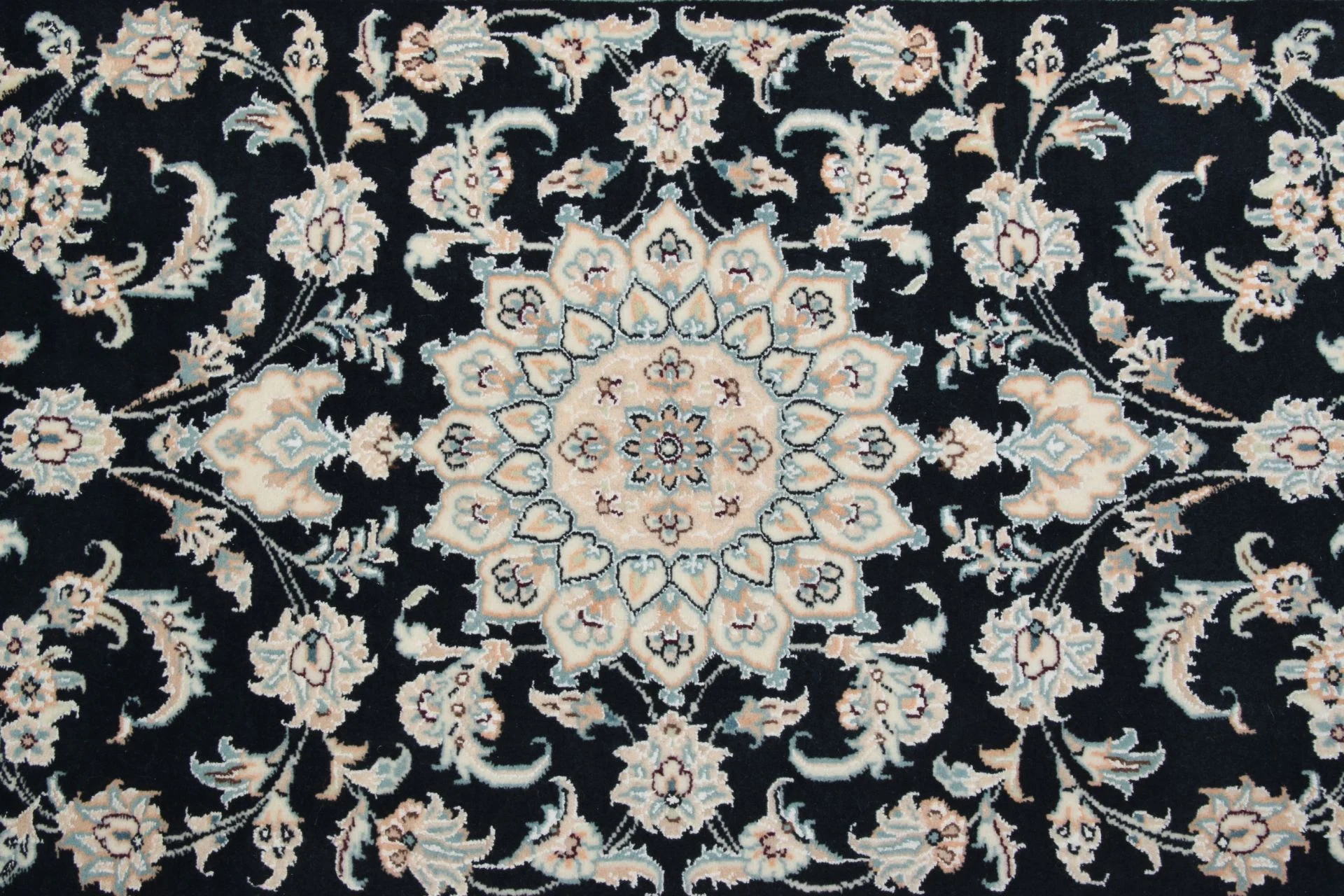 perserteppich-80-x-300-cm-schurwolle-seide-handgeknupft-laufer-5 Hand-Knotted Wool & Silk Persian Rug, 80 × 300 cm