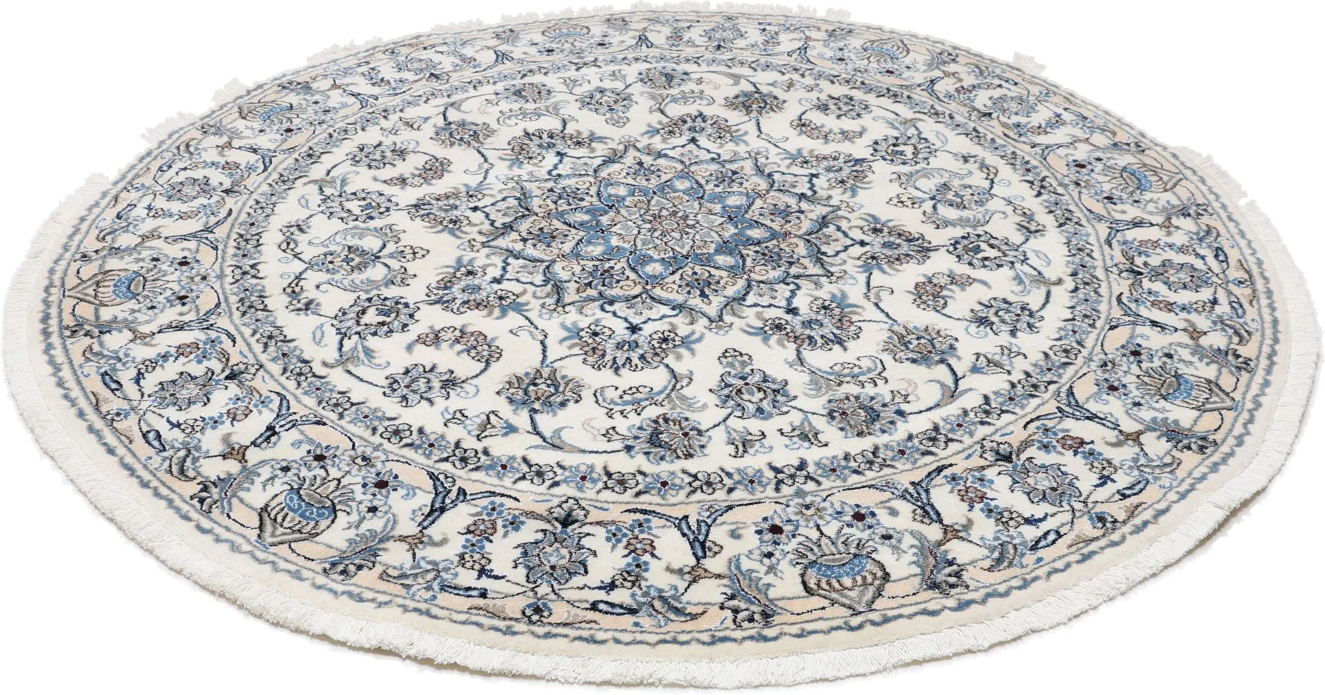 Nain Persian Rug 195 × 195 cm, Wool, hand-knotted