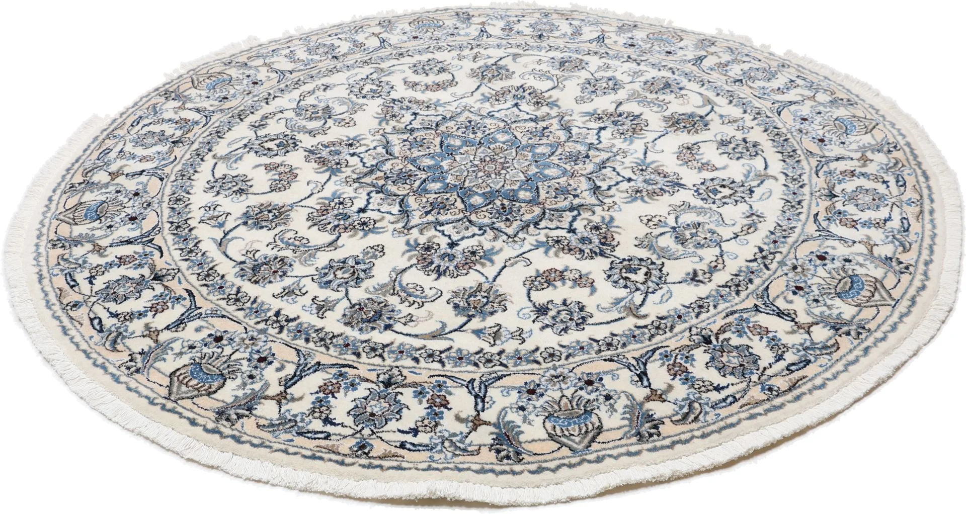 Nain Persian Rug 195 × 195 cm, Wool, hand-knotted