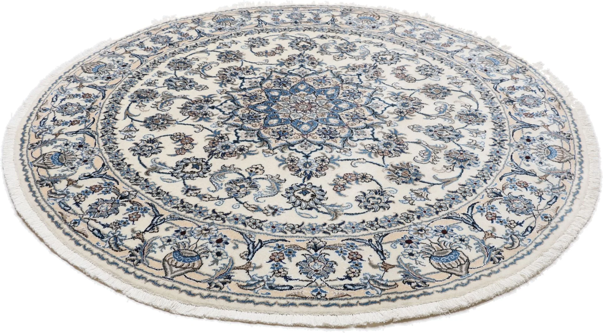 Nain Persian Rug 195 × 195 cm, Wool, hand-knotted