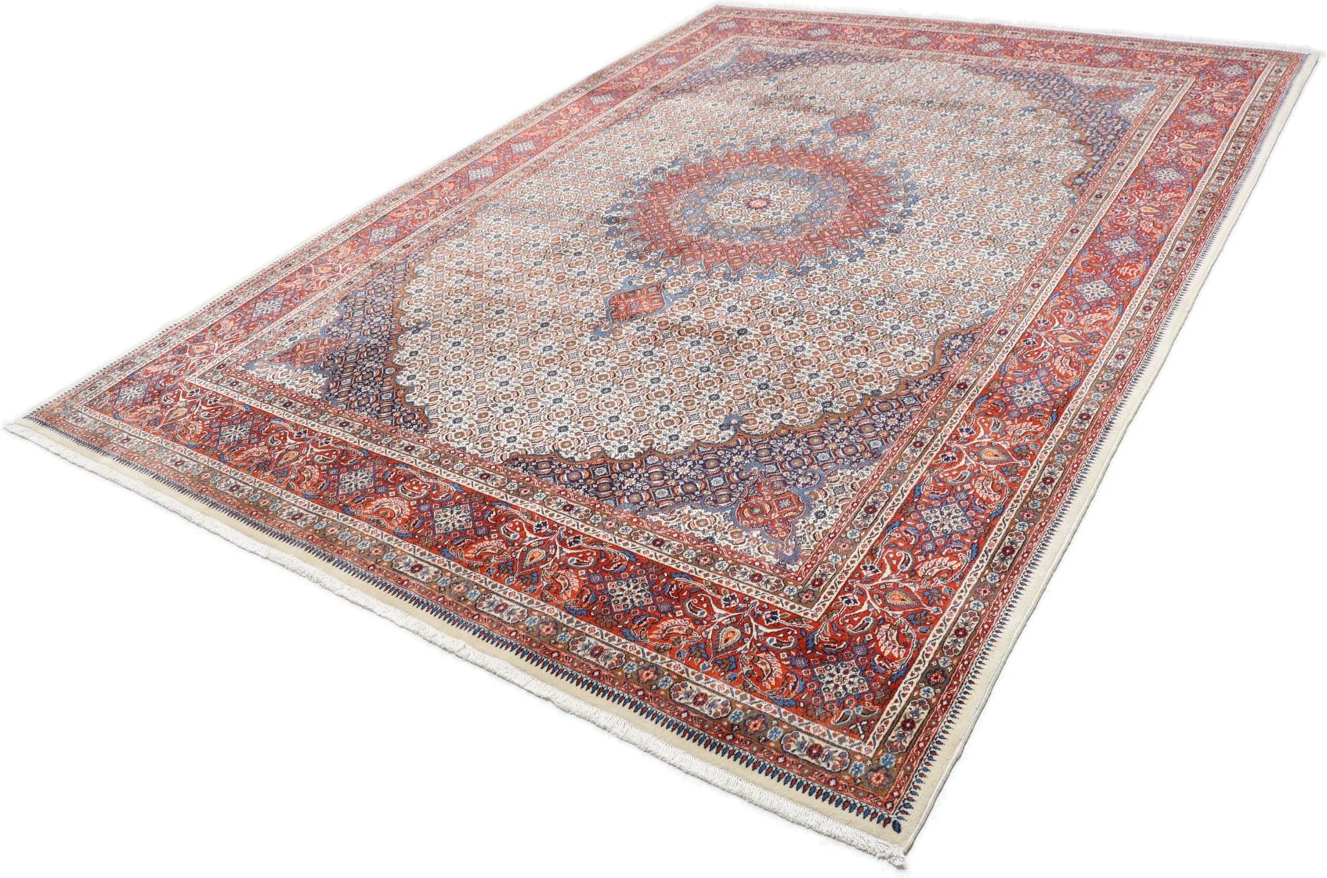 Moud Persian Rug 253 × 352 cm, Wool, hand-knotted