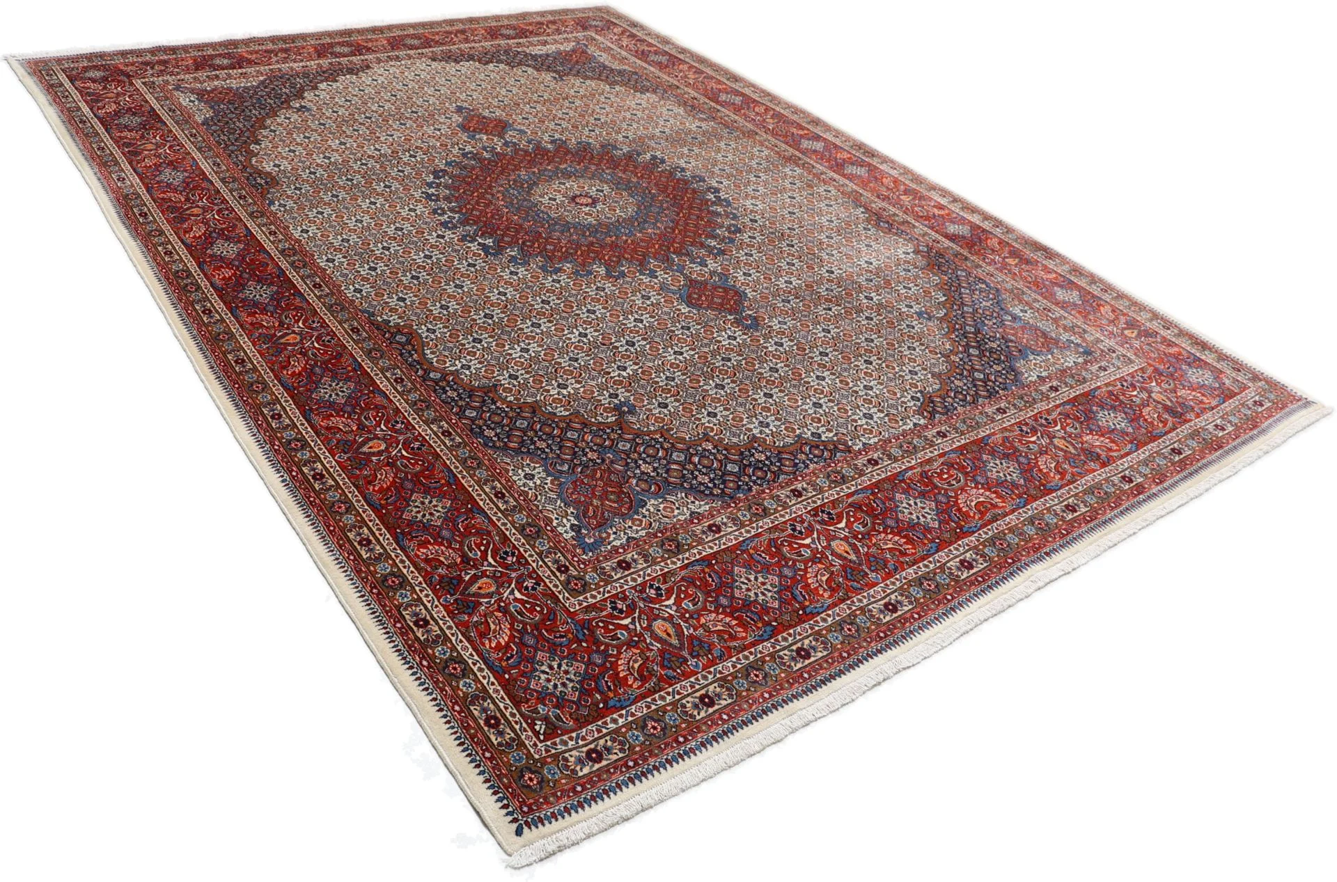 Moud Persian Rug 253 × 352 cm, Wool, hand-knotted