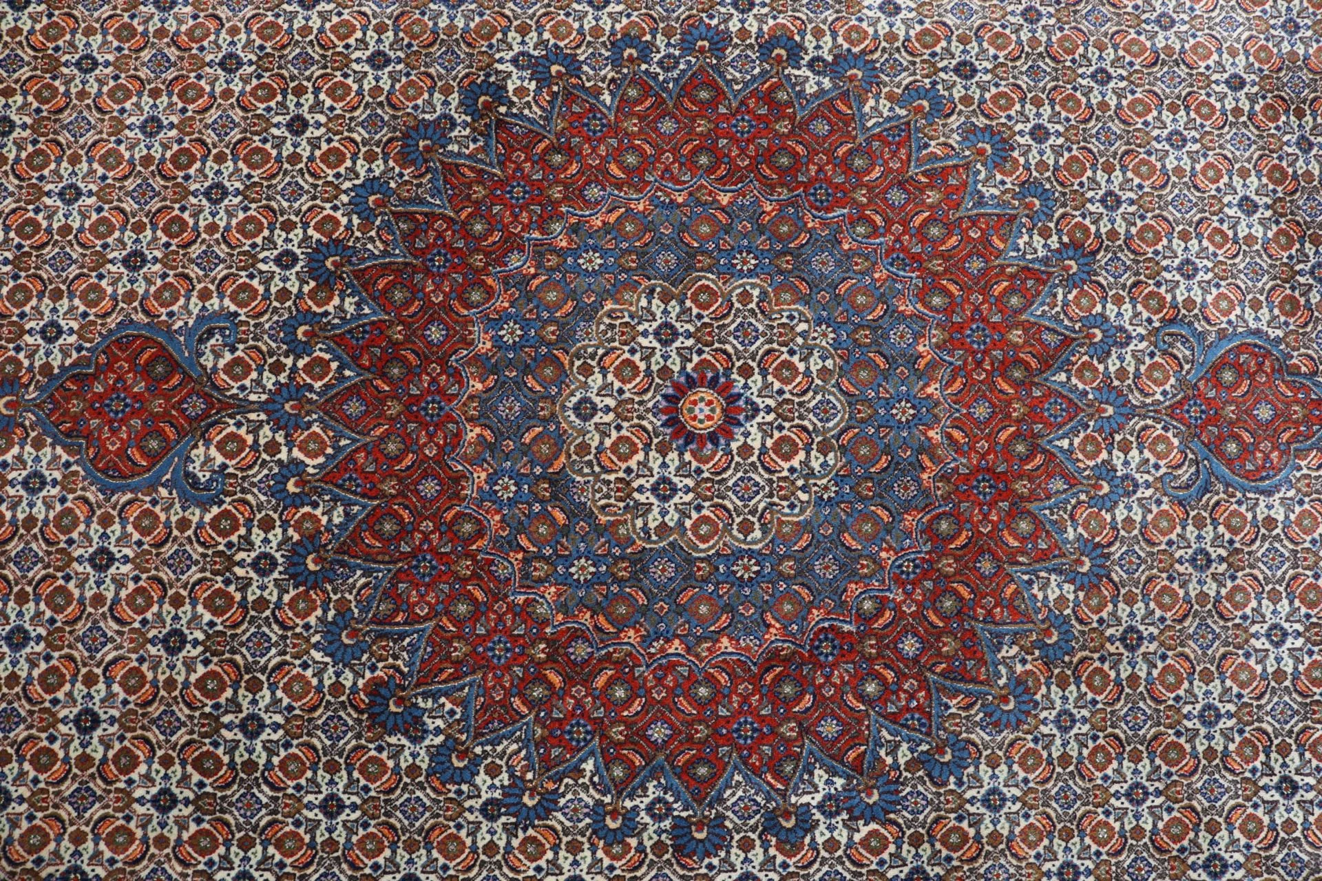 Moud Persian Rug 253 × 352 cm, Wool, hand-knotted