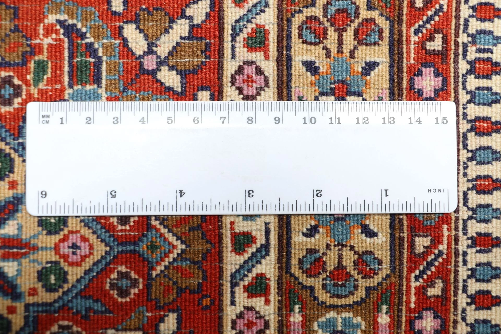 Moud Persian Rug 253 × 352 cm, Wool, hand-knotted
