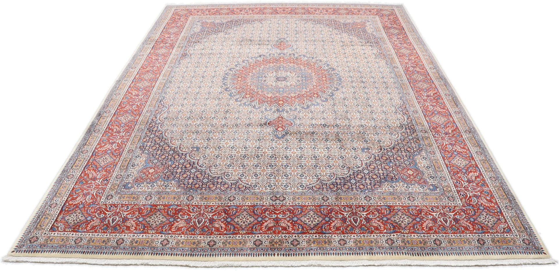 Moud Persian Rug 250 × 347 cm, Wool, hand-knotted