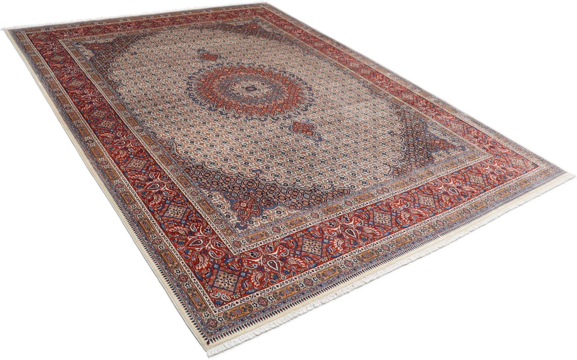 Moud Persian Rug 250 × 347 cm, Wool, hand-knotted