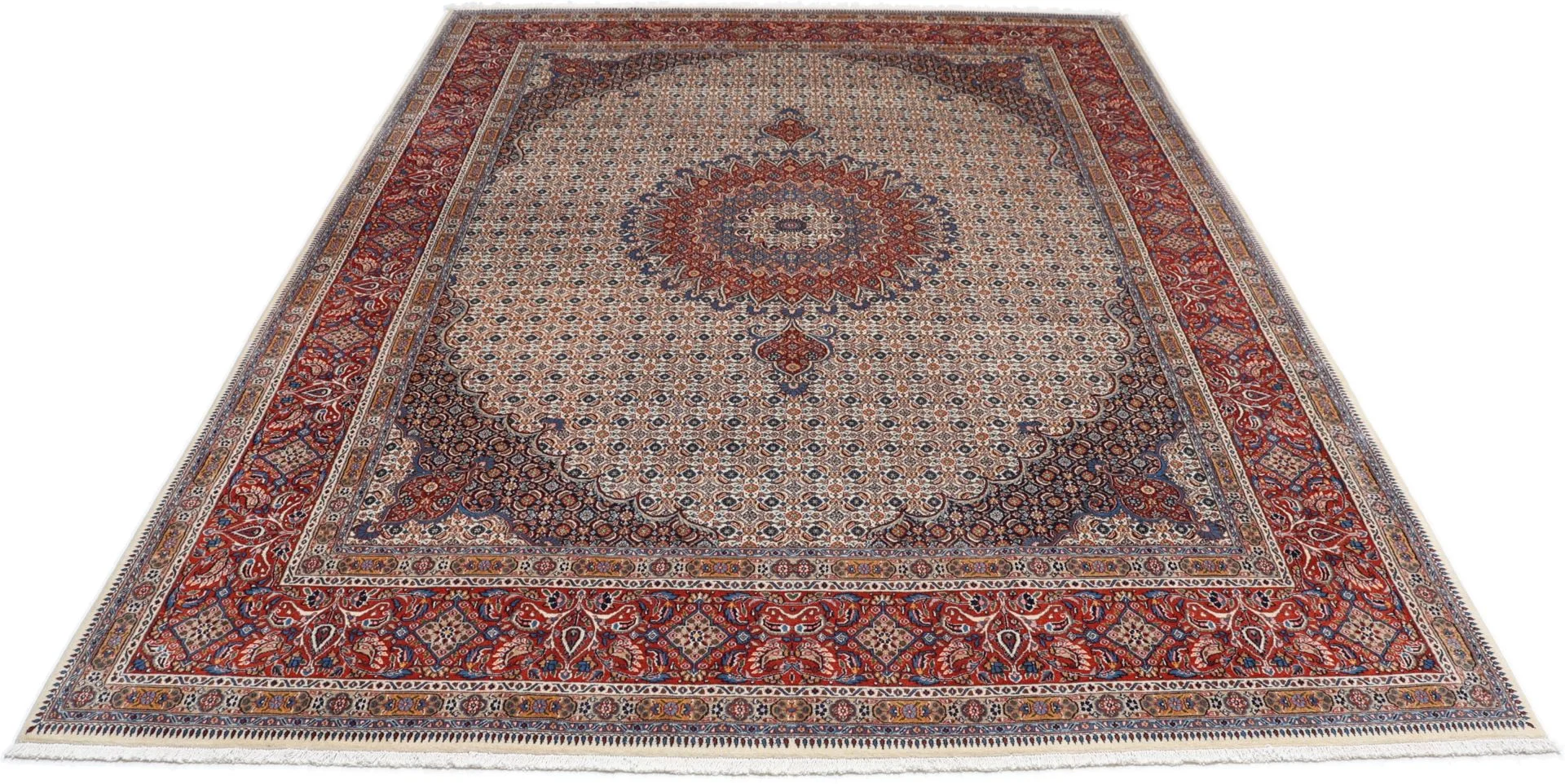 Moud Persian Rug 250 × 347 cm, Wool, hand-knotted