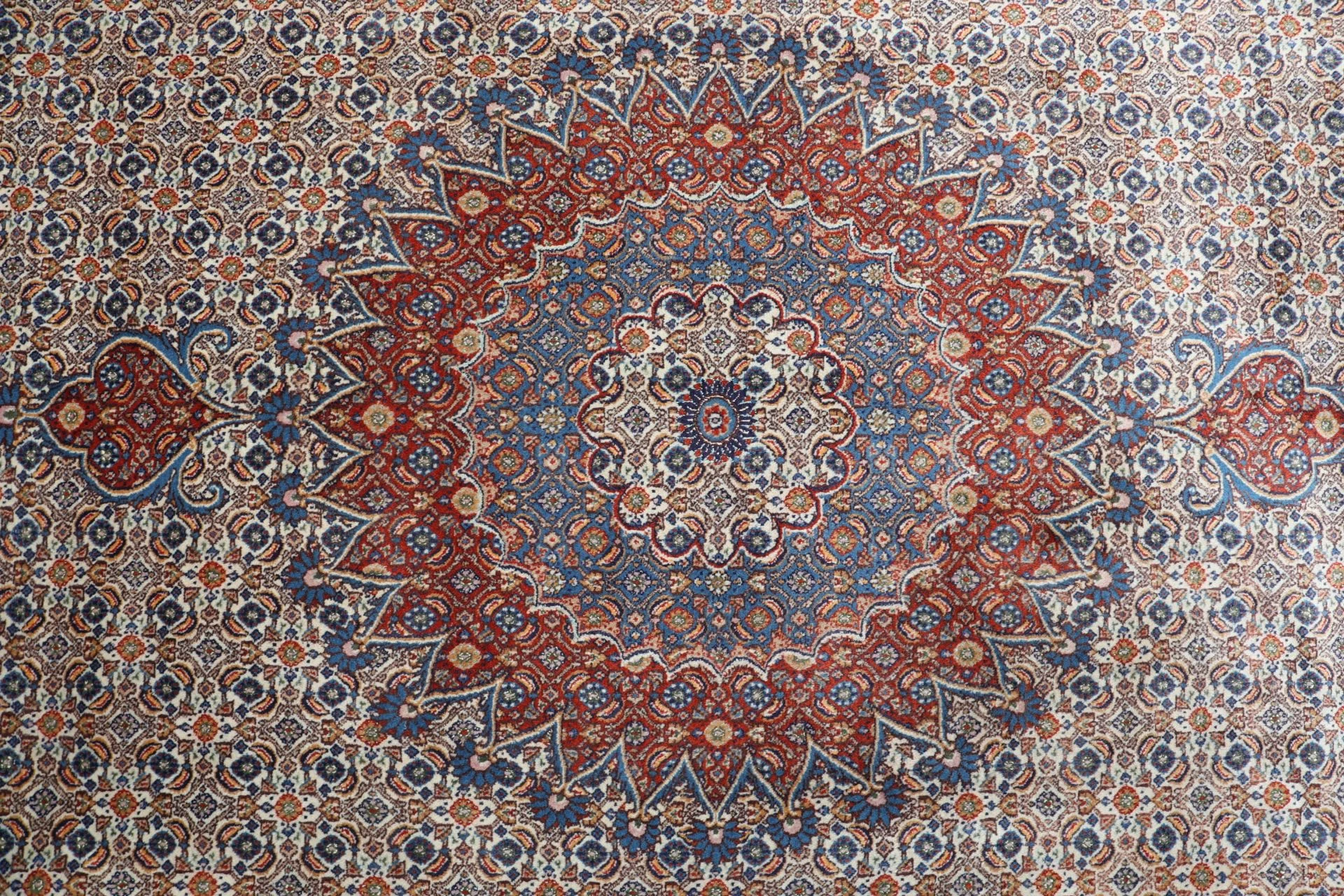 Moud Persian Rug 250 × 347 cm, Wool, hand-knotted
