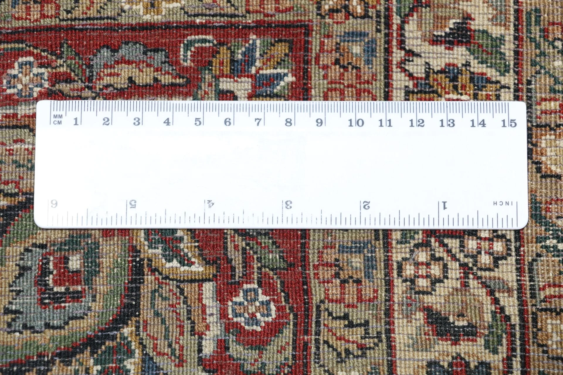 Indian Rug 245 × 305 cm, Wool & Silk, hand-knotted