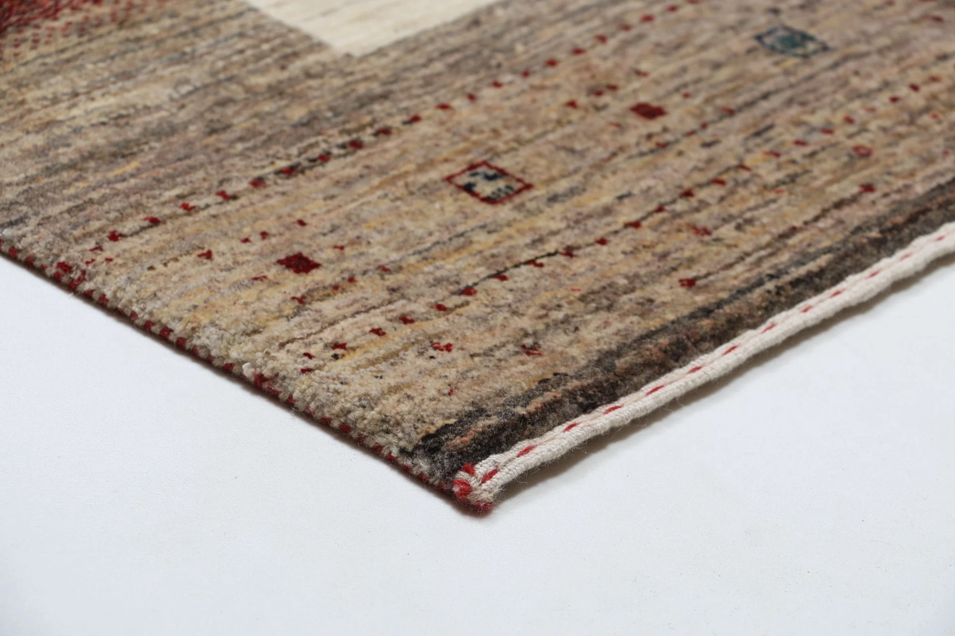 Loribaft Indian Rug — hand-knotted, 248 × 306 cm, Wool