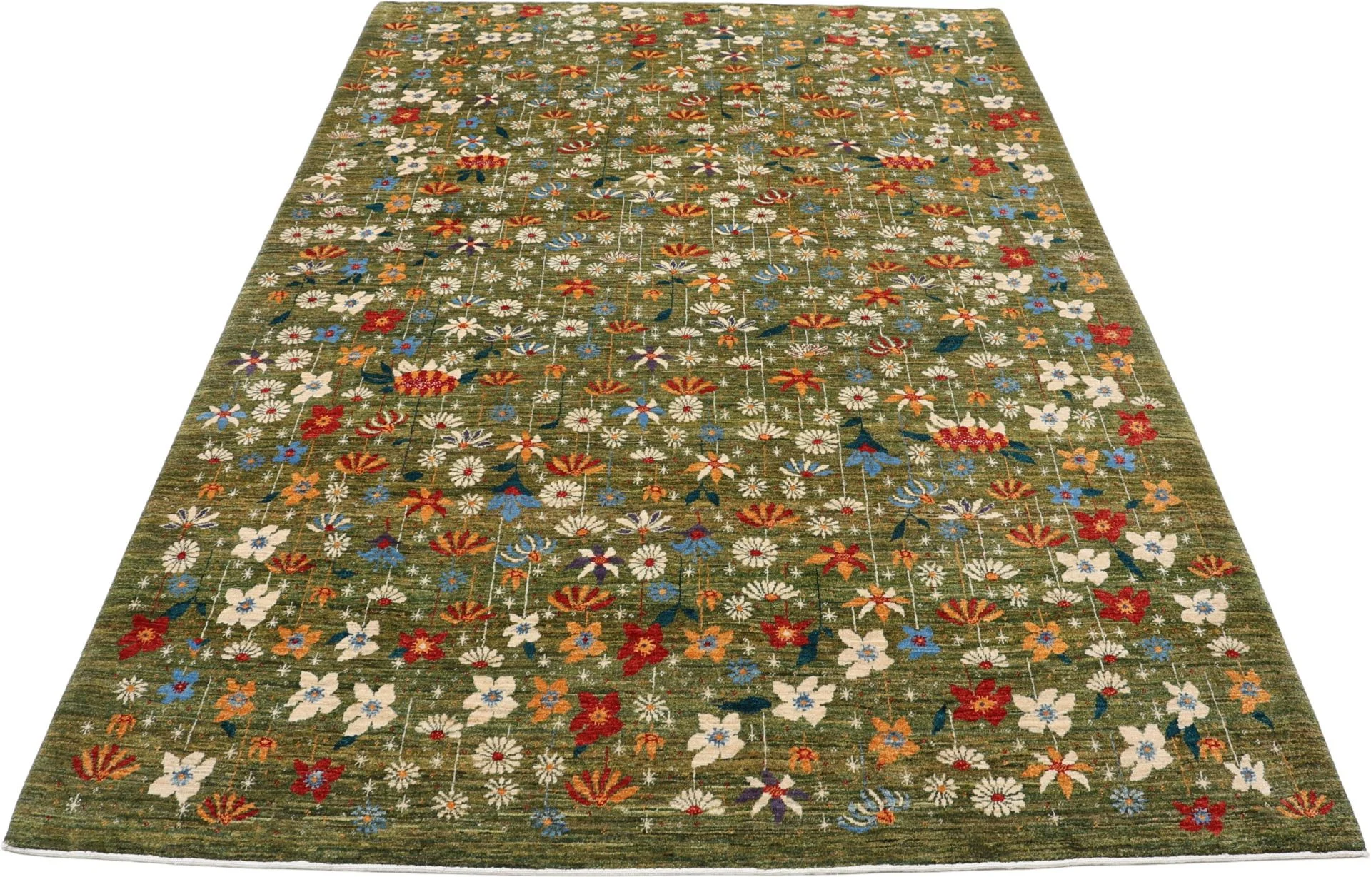 Loribaft Persian Rug — hand-knotted, 206 × 298 cm, Wool