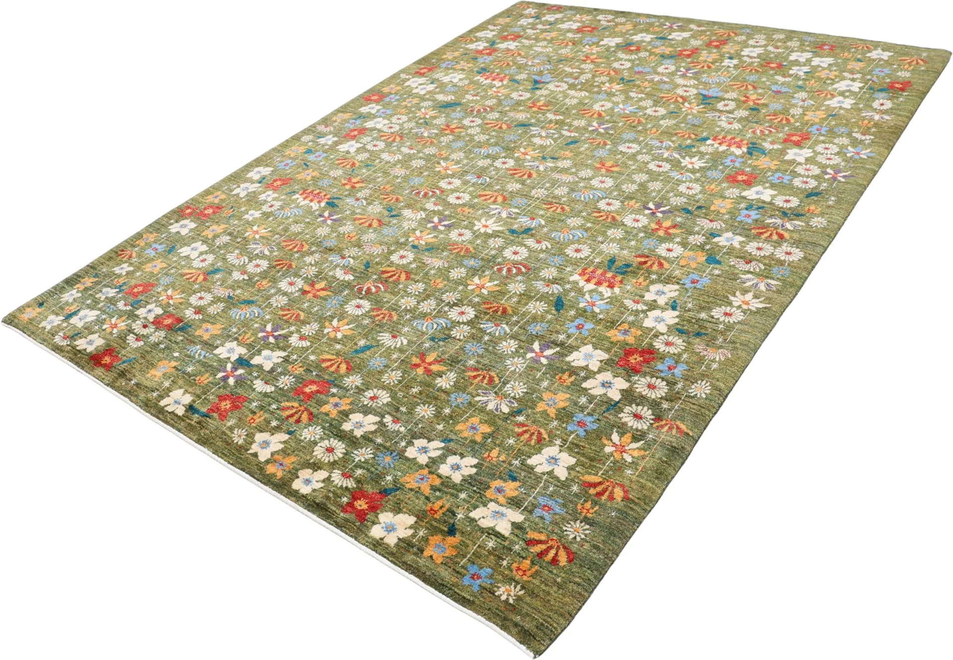 Loribaft Persian Rug — hand-knotted, 206 × 298 cm, Wool