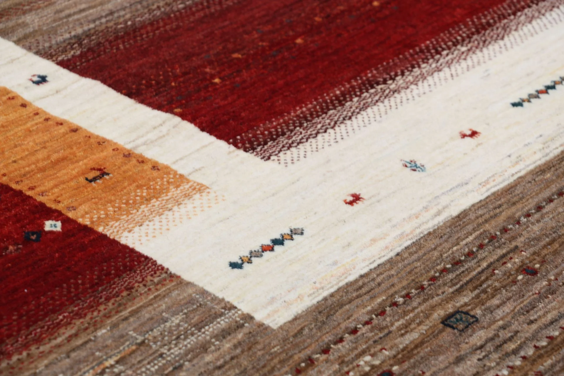 Loribaft Indian Rug — hand-knotted, 205 × 304 cm, Wool