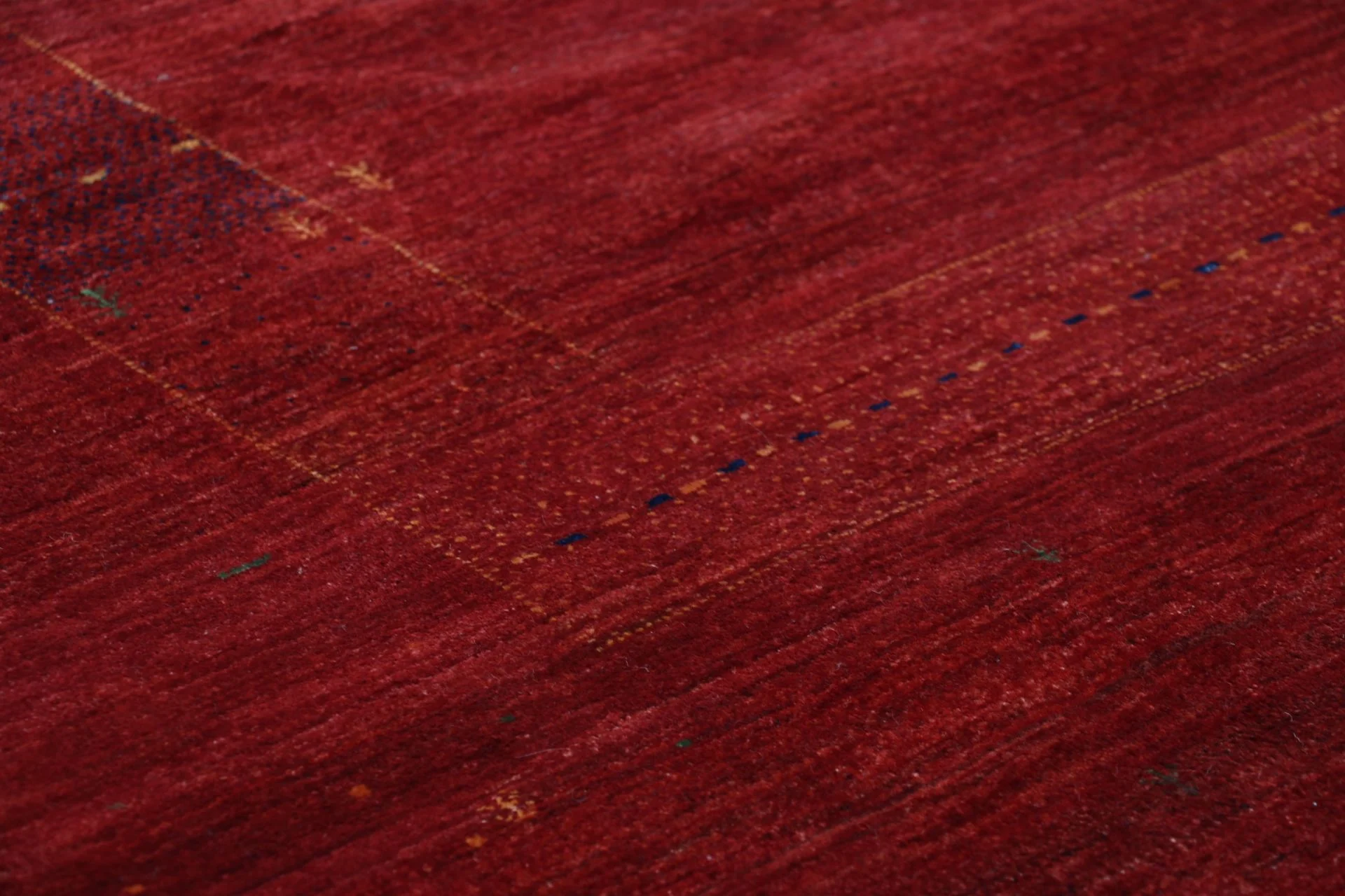 Hand-Knotted Wool Loribaft Indian Rug, 205 × 305 cm