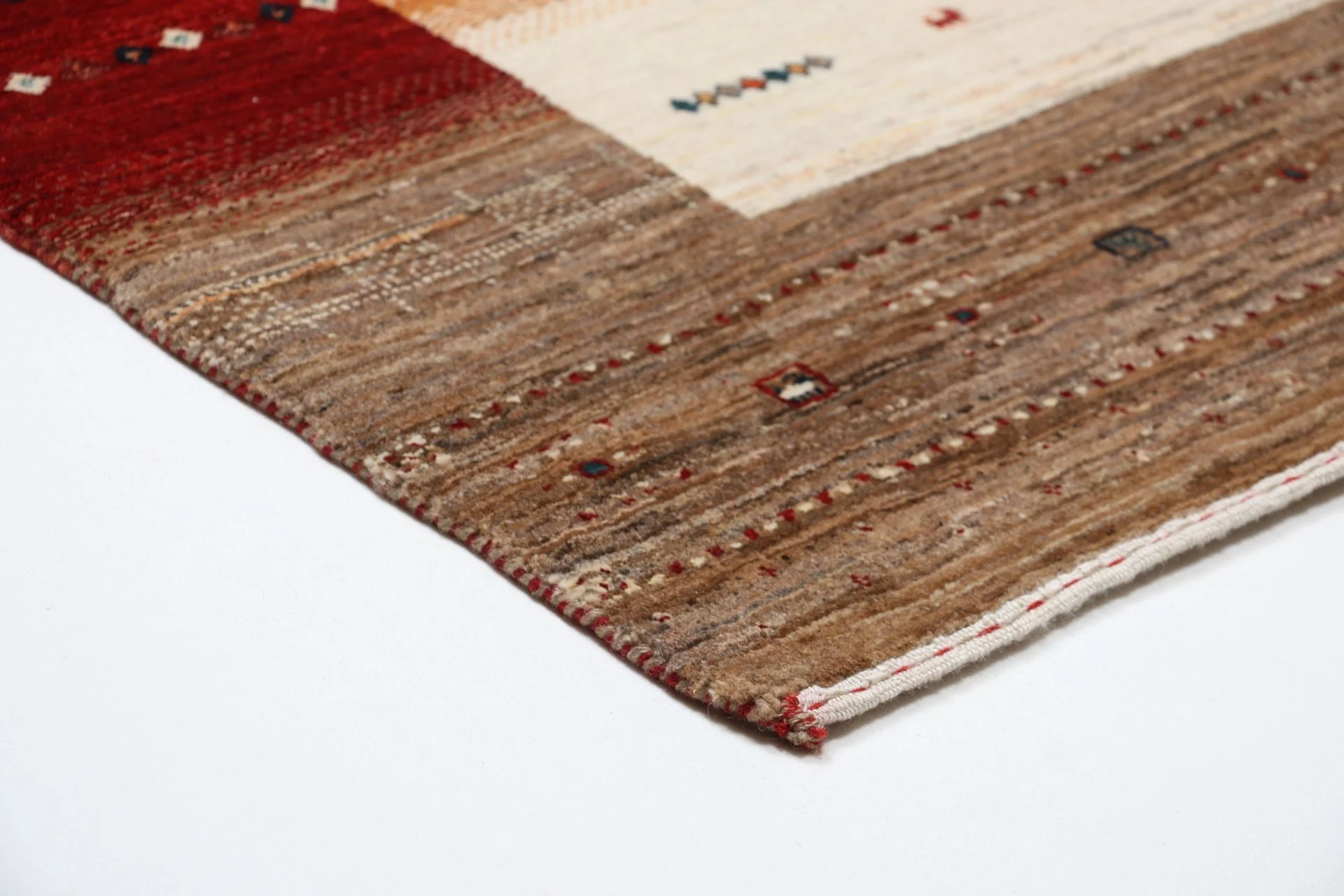 Loribaft Indian Rug — hand-knotted, 205 × 304 cm, Wool
