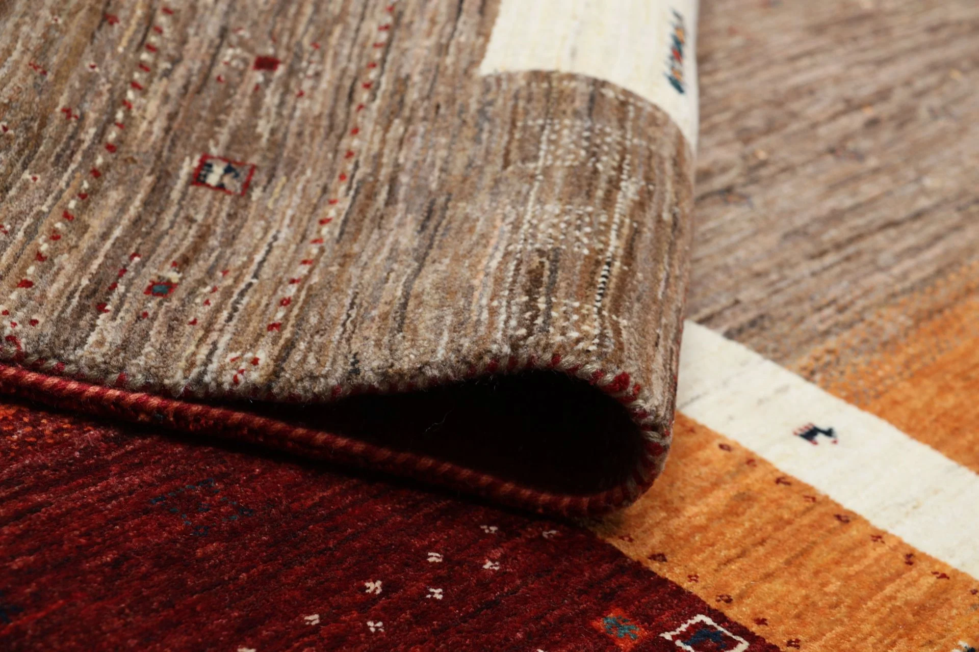Loribaft Indian Rug — hand-knotted, 205 × 304 cm, Wool