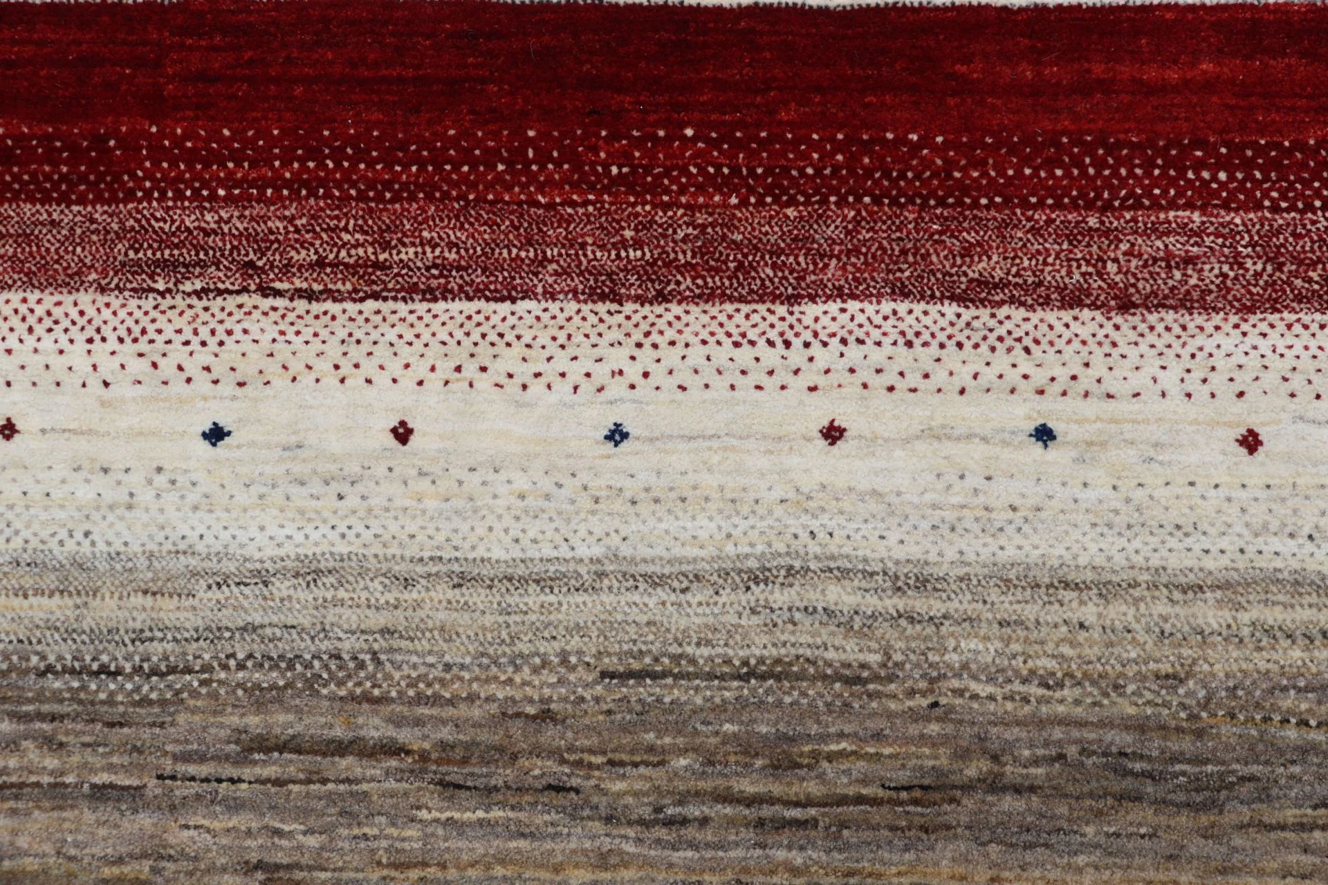 Hand-Knotted Wool Loribaft Indian Rug, 201 × 300 cm