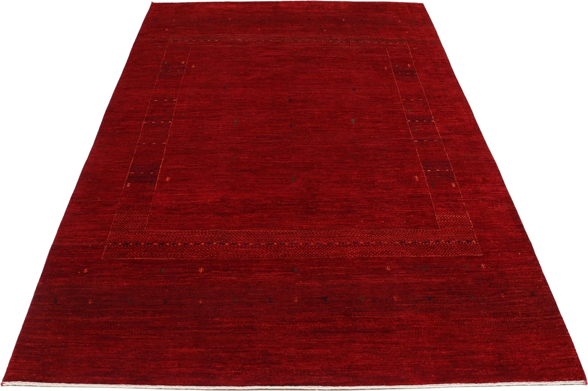 Loribaft Indian Rug — hand-knotted, 204 × 303 cm, Wool