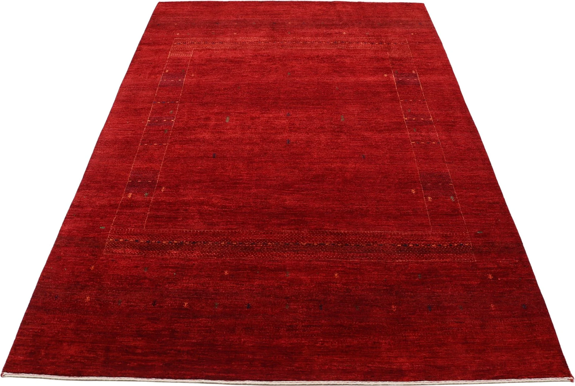 Loribaft Indian Rug — hand-knotted, 204 × 303 cm, Wool