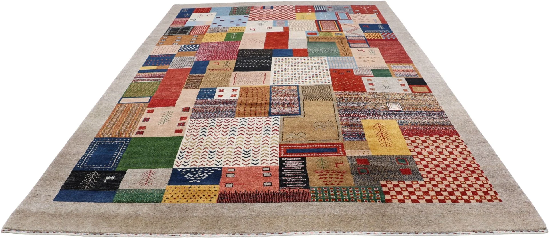 Loribaft Indian Rug — hand-knotted, 195 × 308 cm, Wool