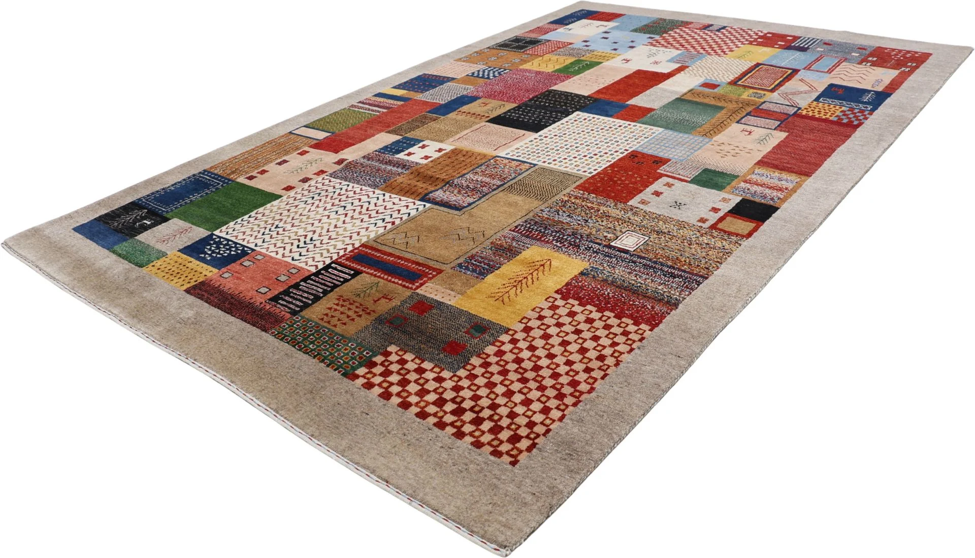 Loribaft Indian Rug — hand-knotted, 195 × 308 cm, Wool