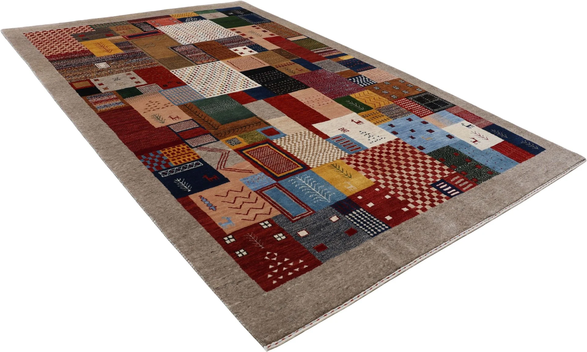 Loribaft Indian Rug — hand-knotted, 195 × 308 cm, Wool