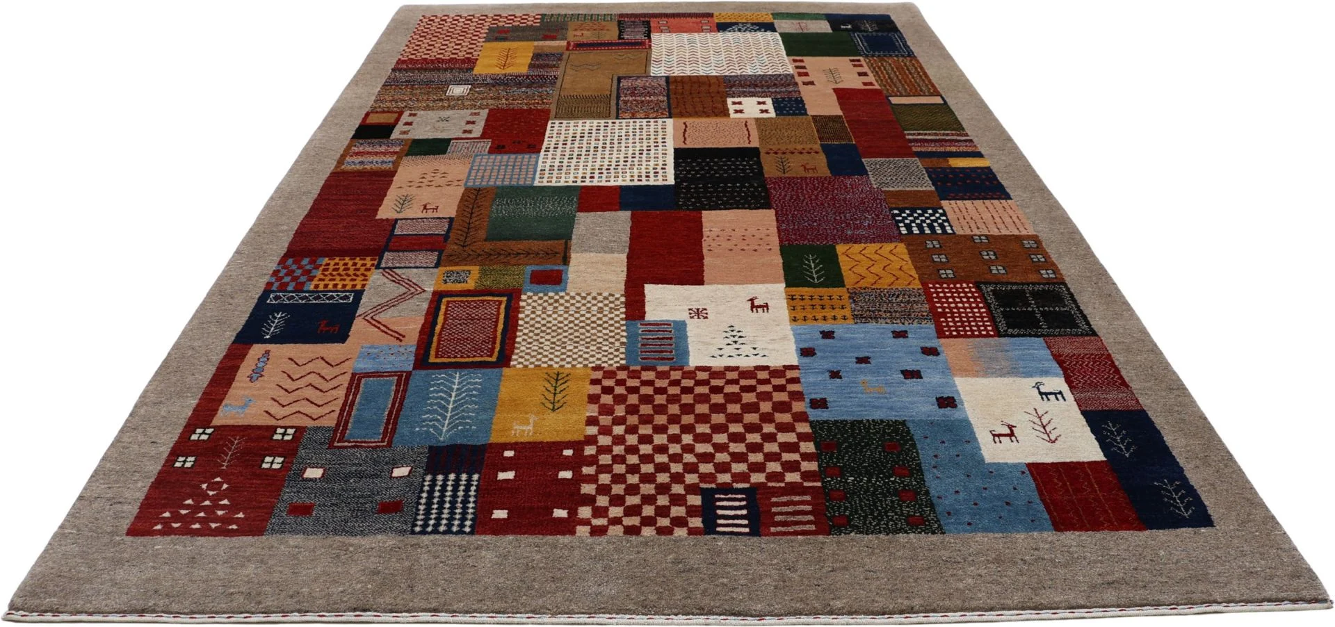 Loribaft Indian Rug — hand-knotted, 195 × 308 cm, Wool