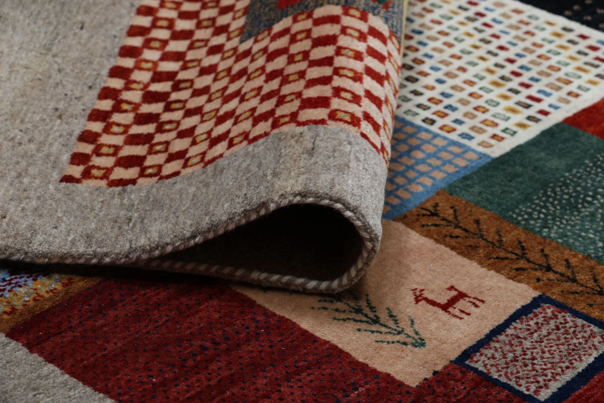 Loribaft Indian Rug — hand-knotted, 195 × 308 cm, Wool