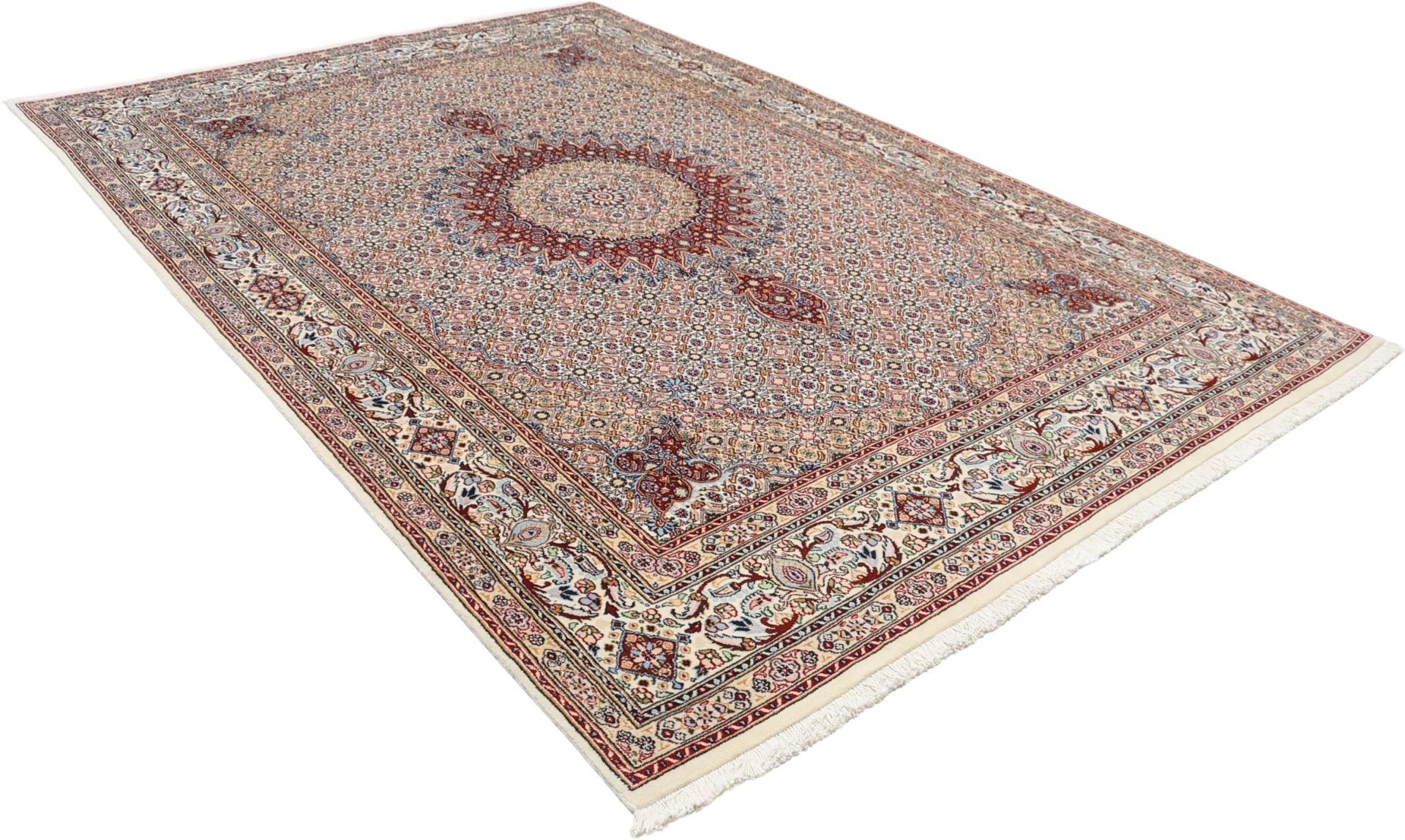Moud Persian Rug 190 × 290 cm, Wool, hand-knotted