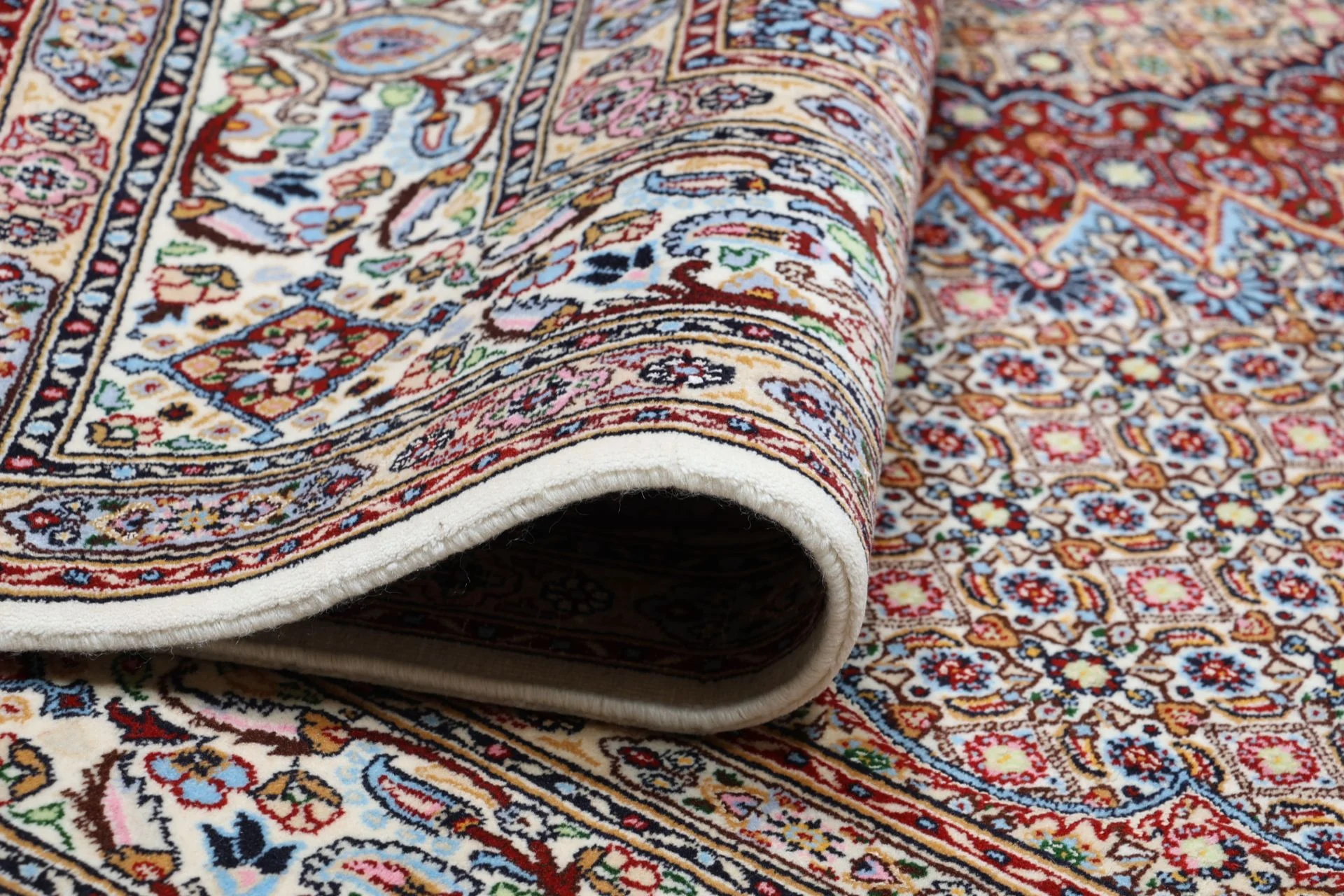 Moud Persian Rug 190 × 290 cm, Wool, hand-knotted