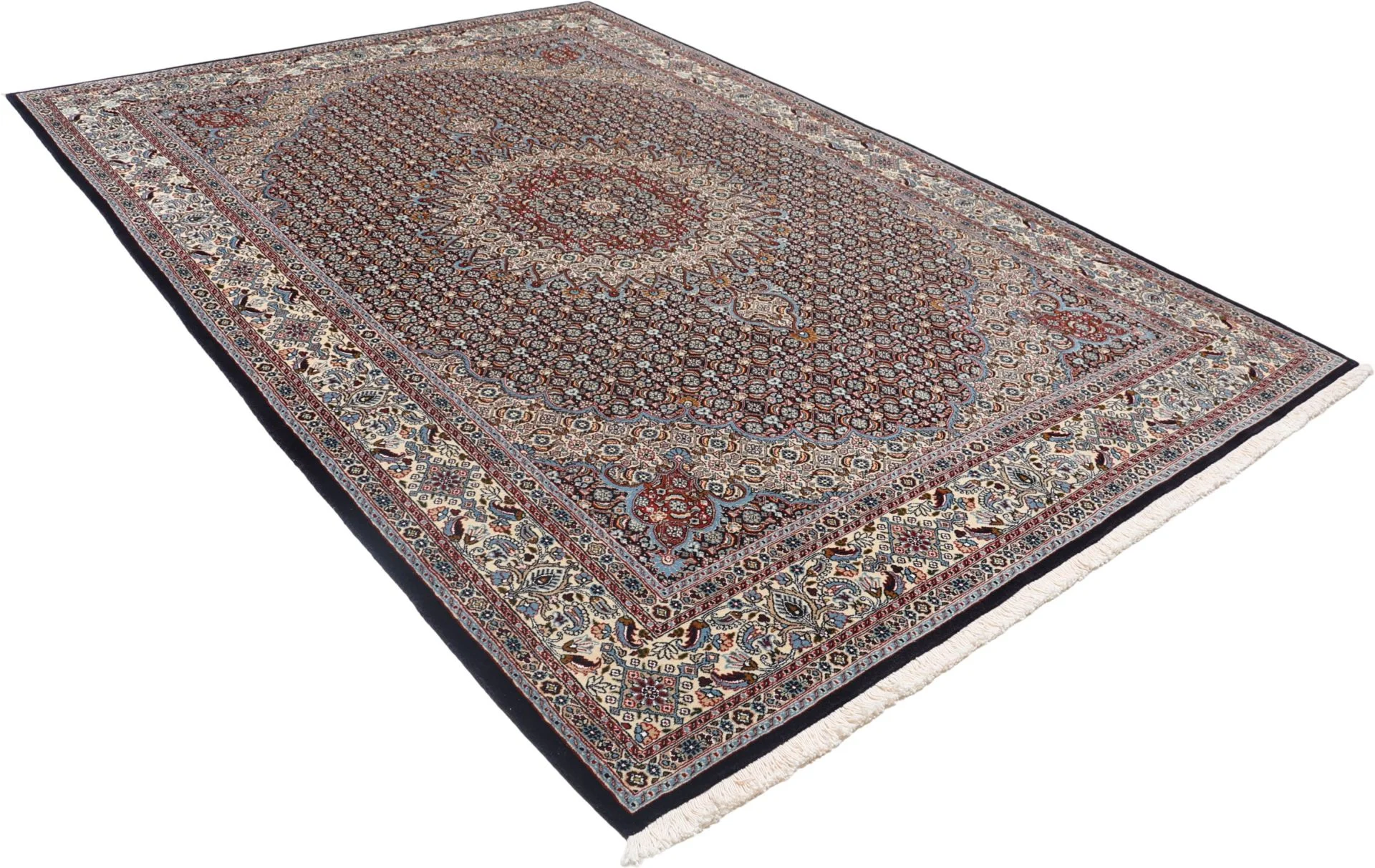Moud Persian Rug 202 × 295 cm, Wool, hand-knotted