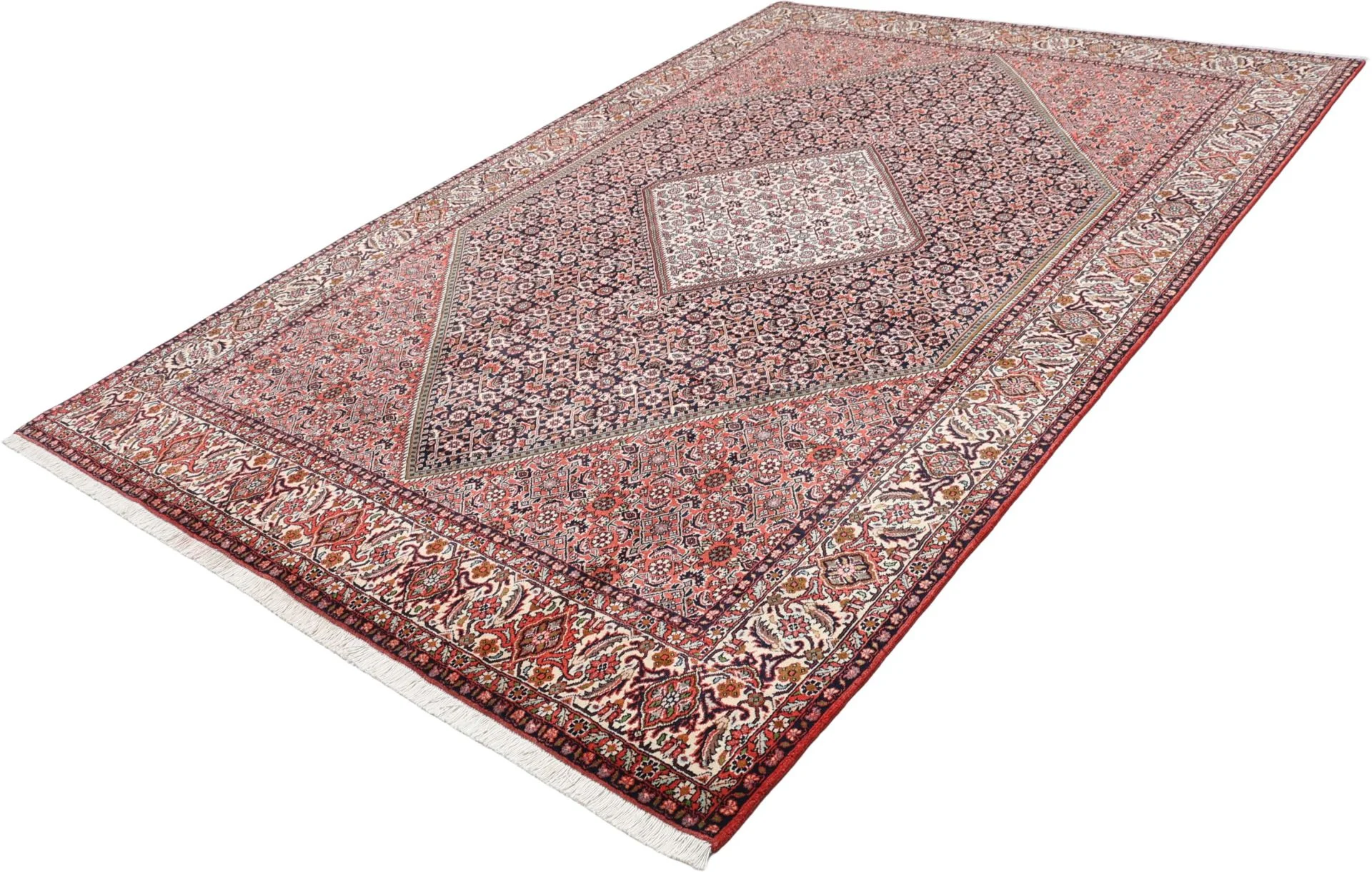 Bijar Persian Rug — hand-knotted, 204 × 307 cm, Wool