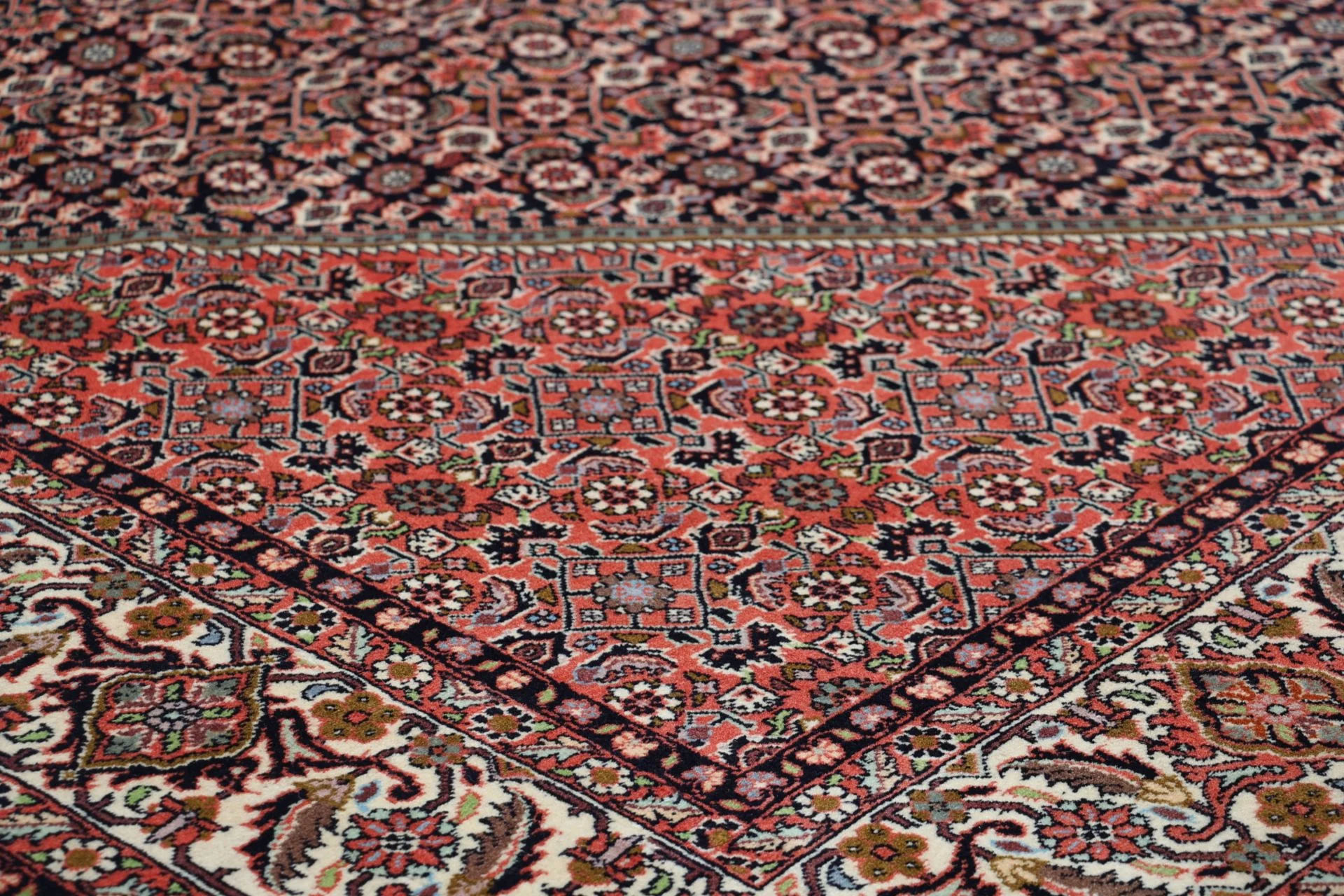 Bijar Persian Rug — hand-knotted, 204 × 307 cm, Wool