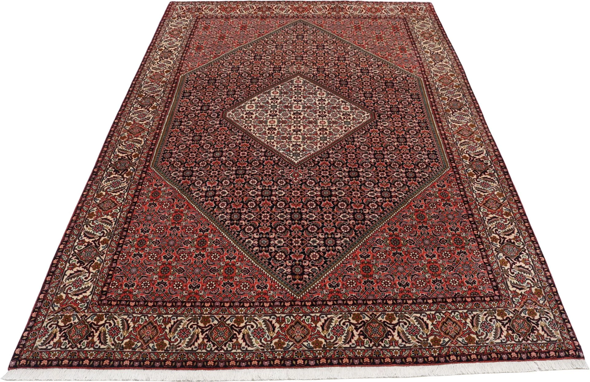 Bijar Persian Rug — hand-knotted, 204 × 307 cm, Wool