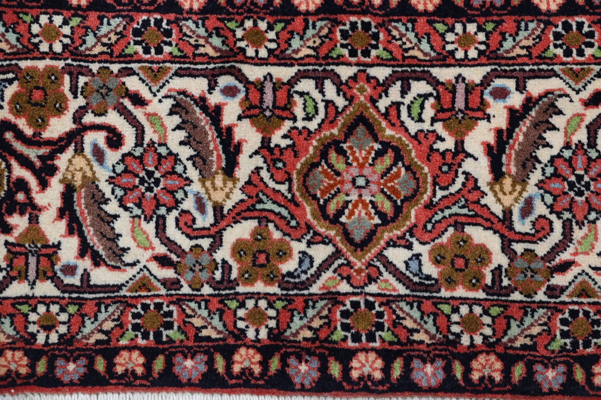 Bijar Persian Rug — hand-knotted, 204 × 307 cm, Wool