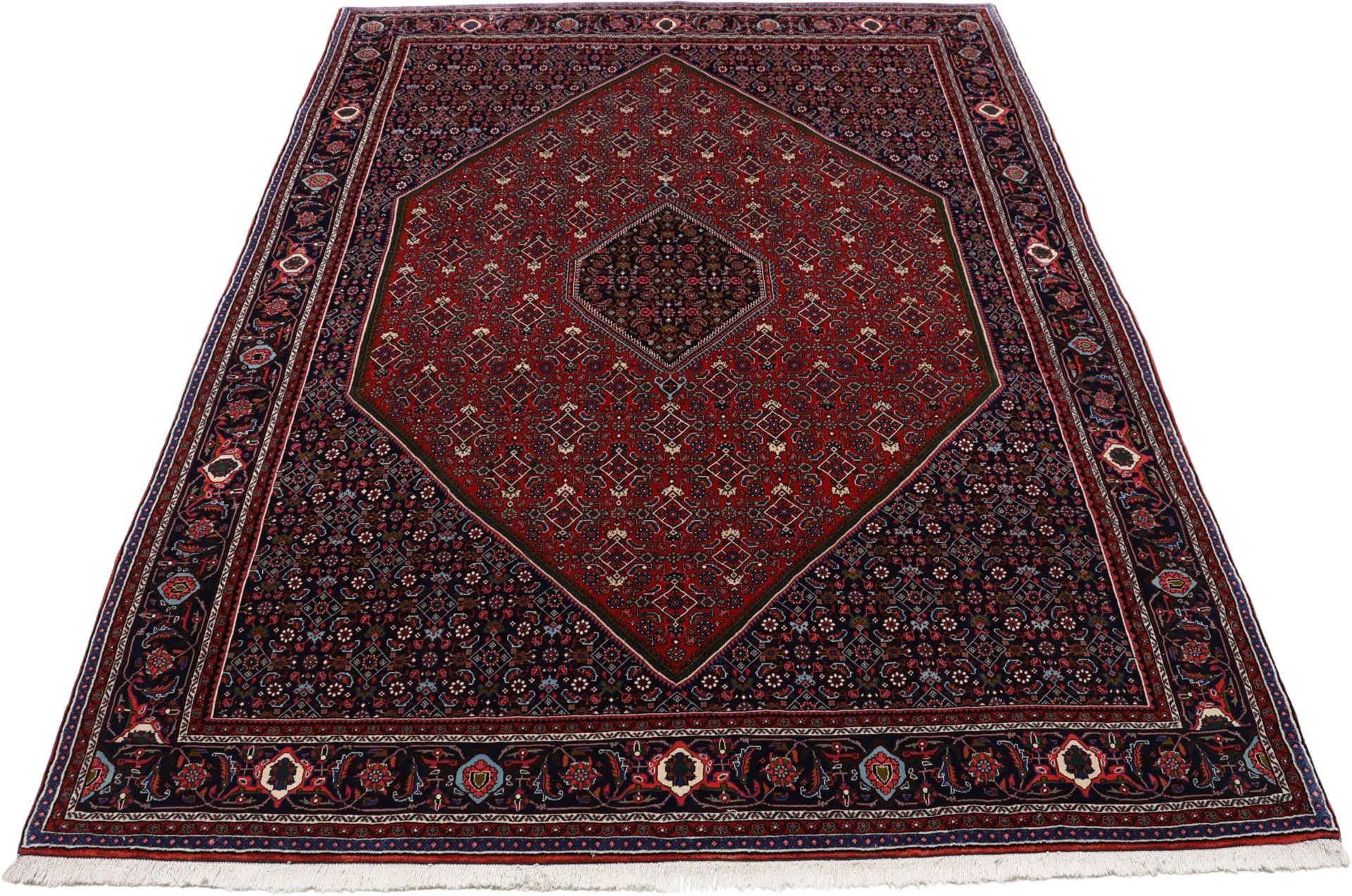 Bijar Persian Rug — hand-knotted, 212 × 292 cm, Wool