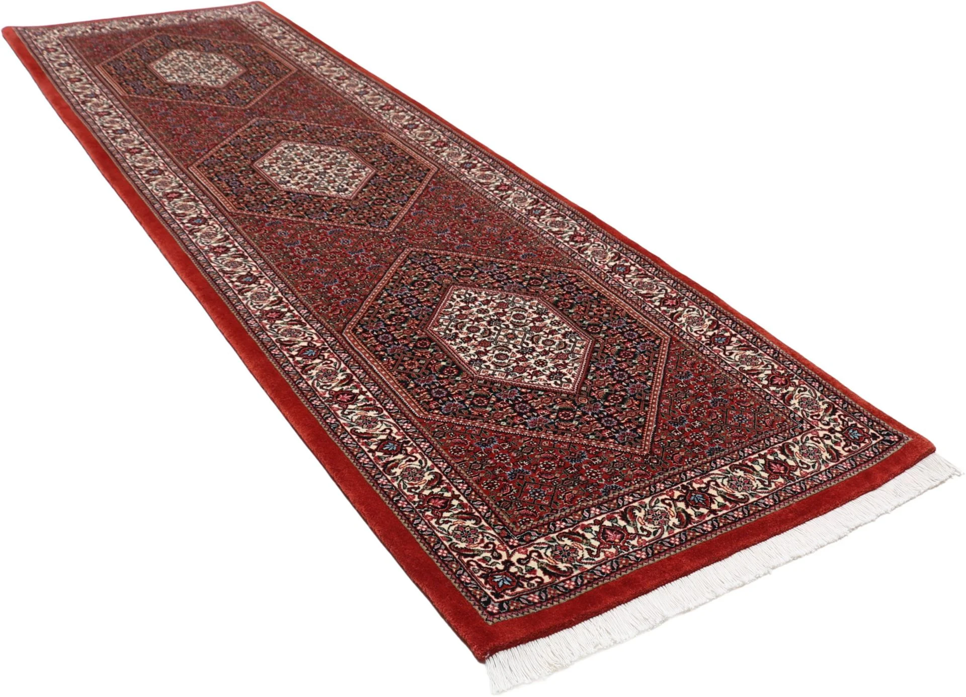 perserteppich-bidjar-90-x-305-cm-schurwolle-seide-handgeknupft-29 Hand-Knotted Wool & Silk Bijar Persian Rug, 90 × 305 cm