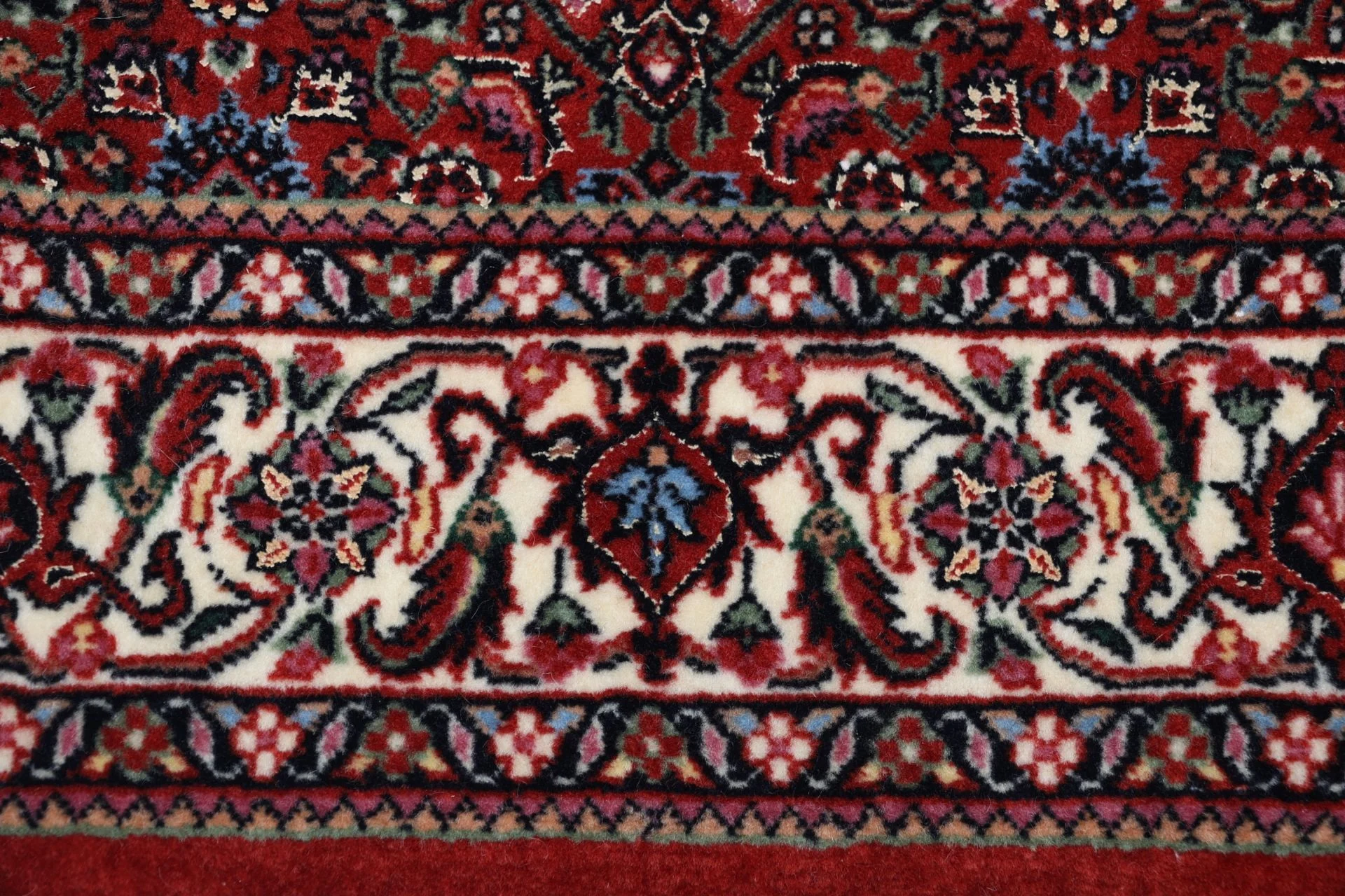 perserteppich-bidjar-90-x-305-cm-schurwolle-seide-handgeknupft-34 Hand-Knotted Wool & Silk Bijar Persian Rug, 90 × 305 cm